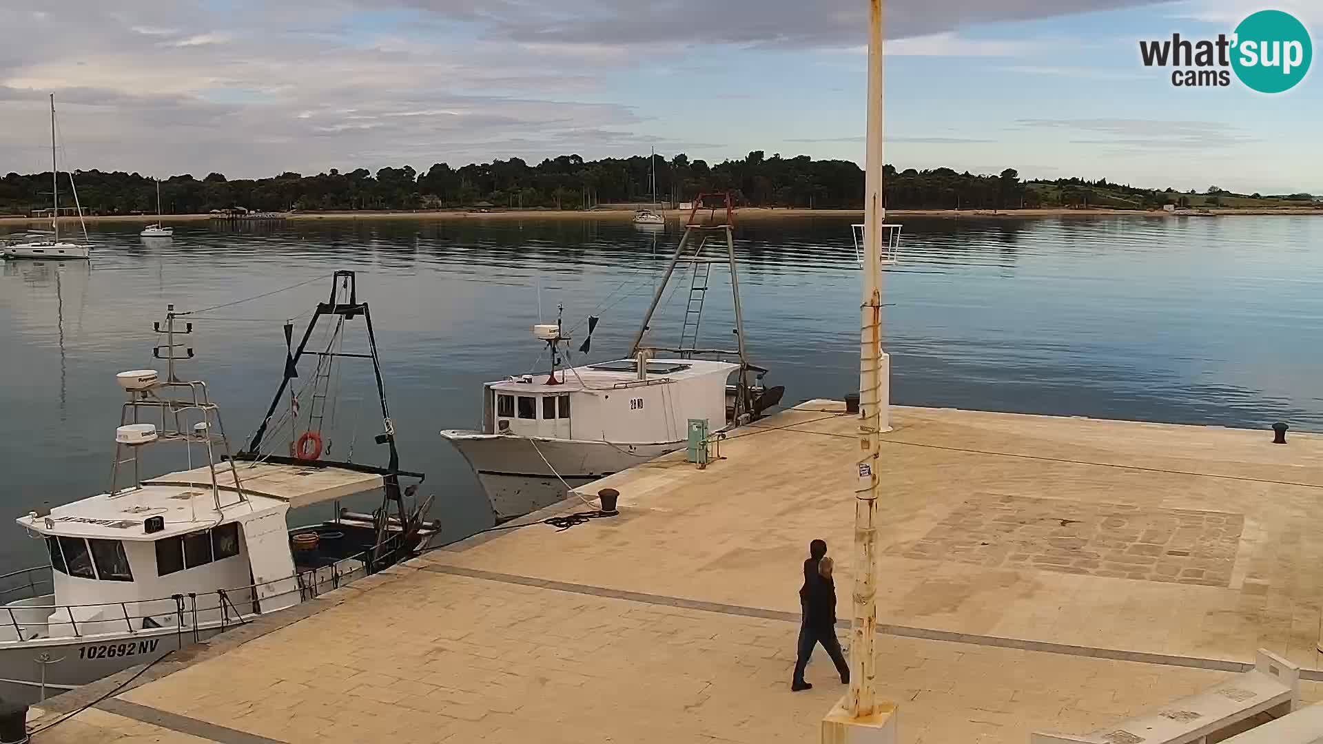 Novalja spletna kamera promenada