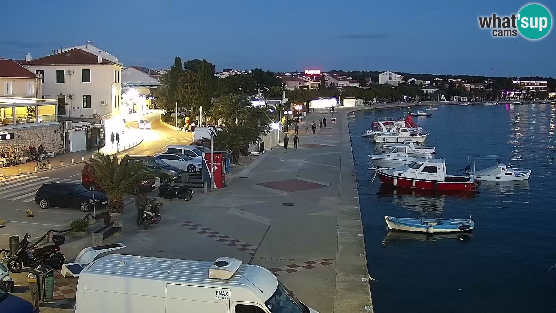 Novalja Livecam promenade