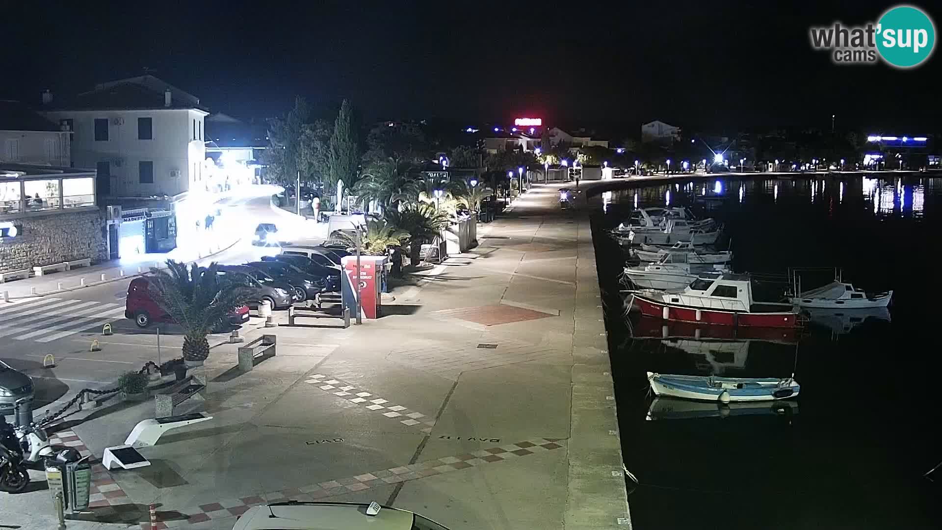 Novalja Livecam promenade