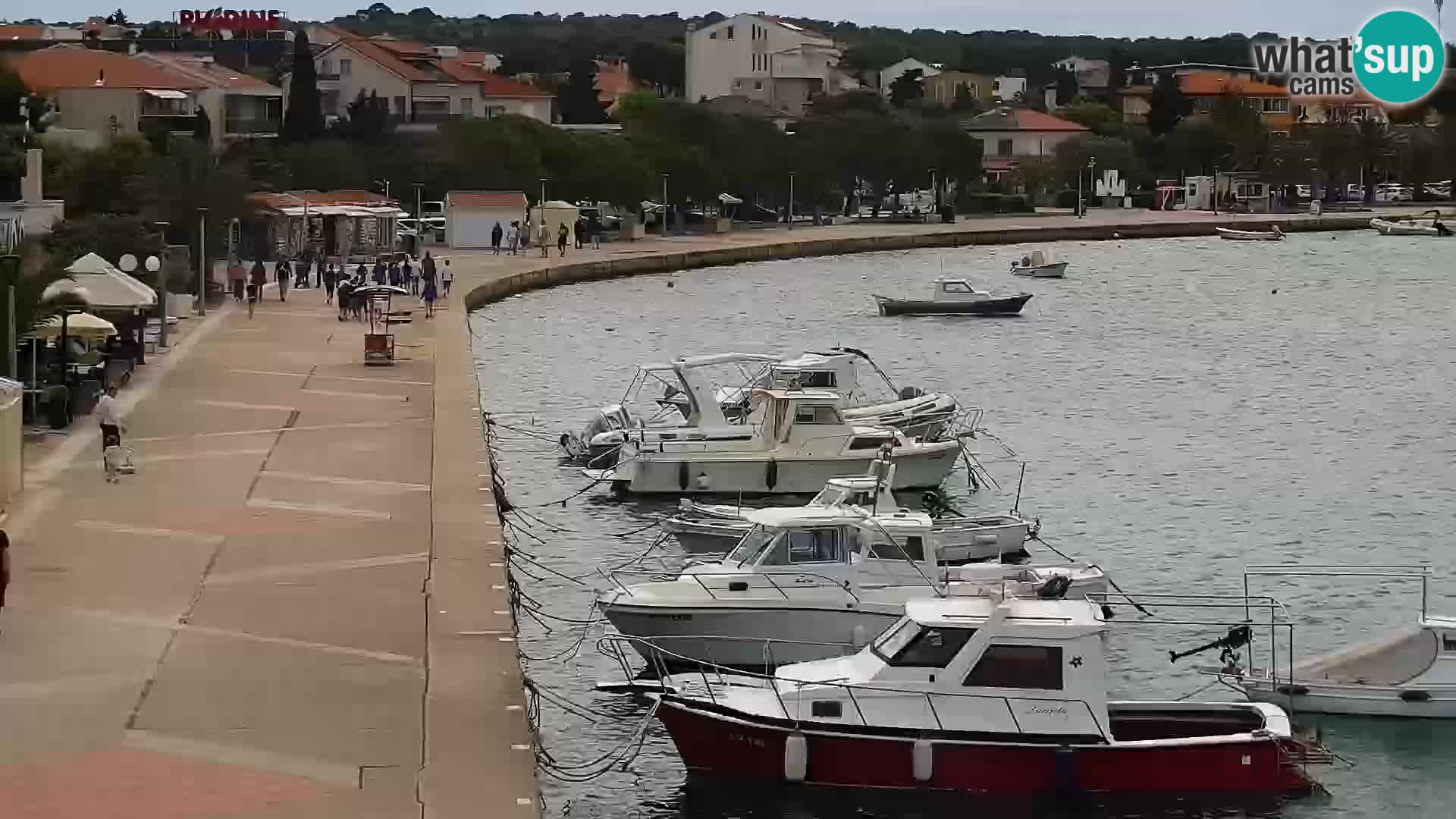 Novalja Livecam promenade