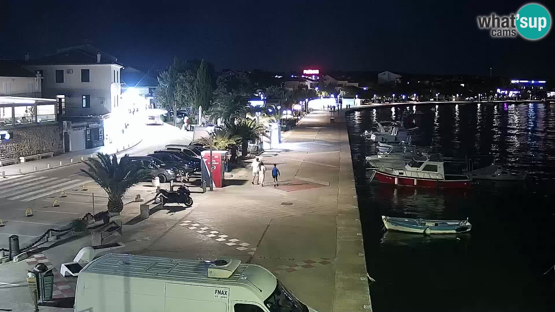Novalja Livecam promenade