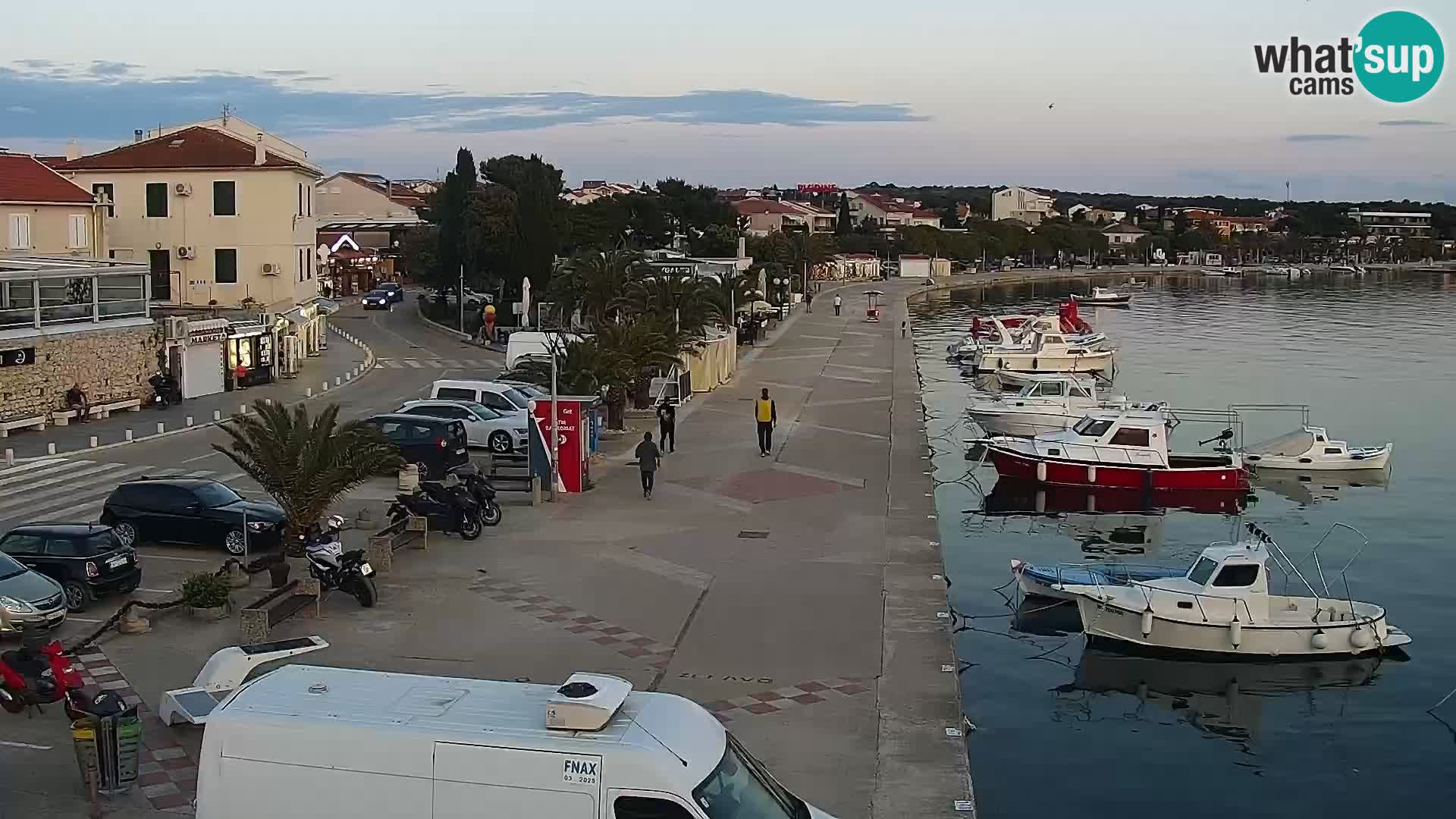 Novalja Livecam promenade
