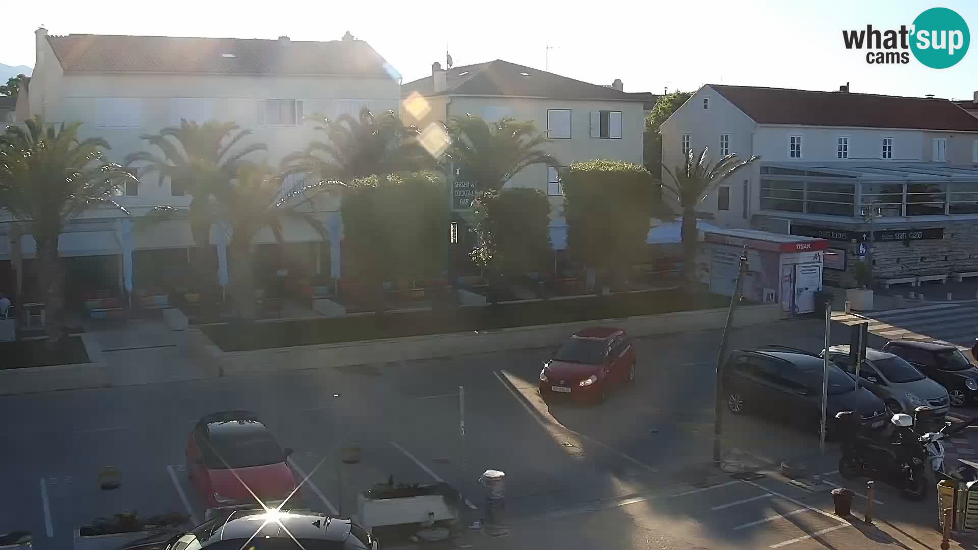 Web kamera Novalja promenada