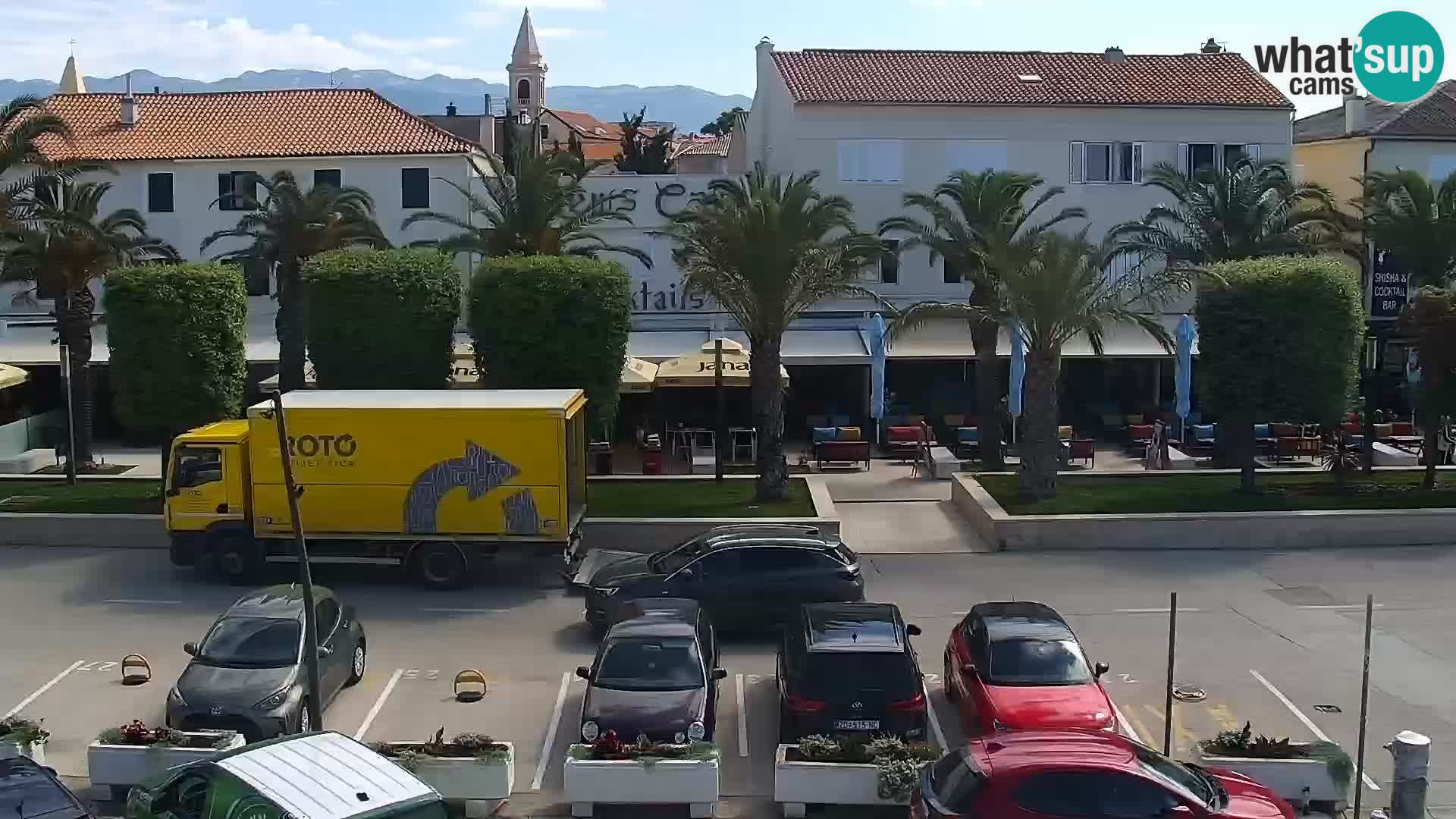Livecam Promenade a Novalja