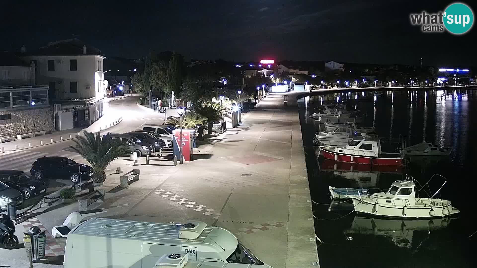 Novalja Livecam promenade