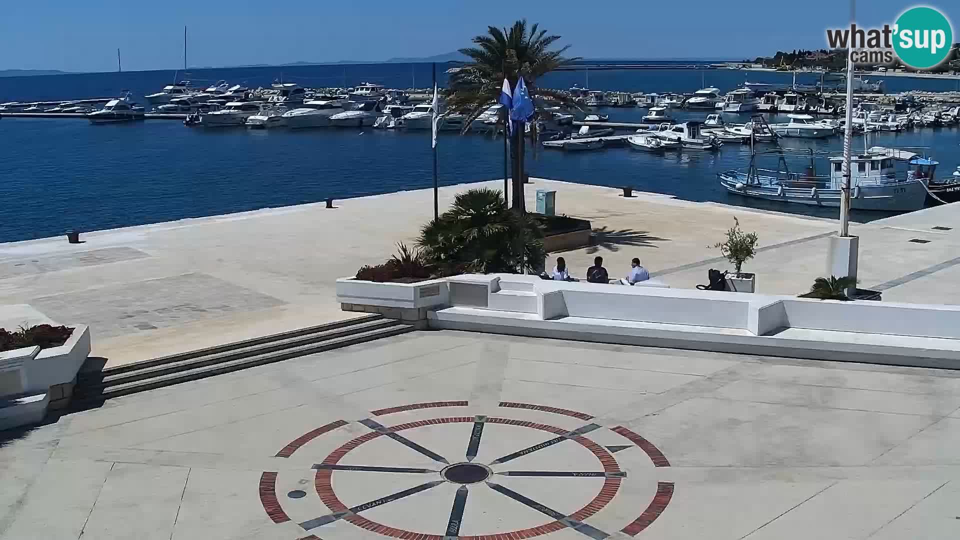 Novalja spletna kamera promenada