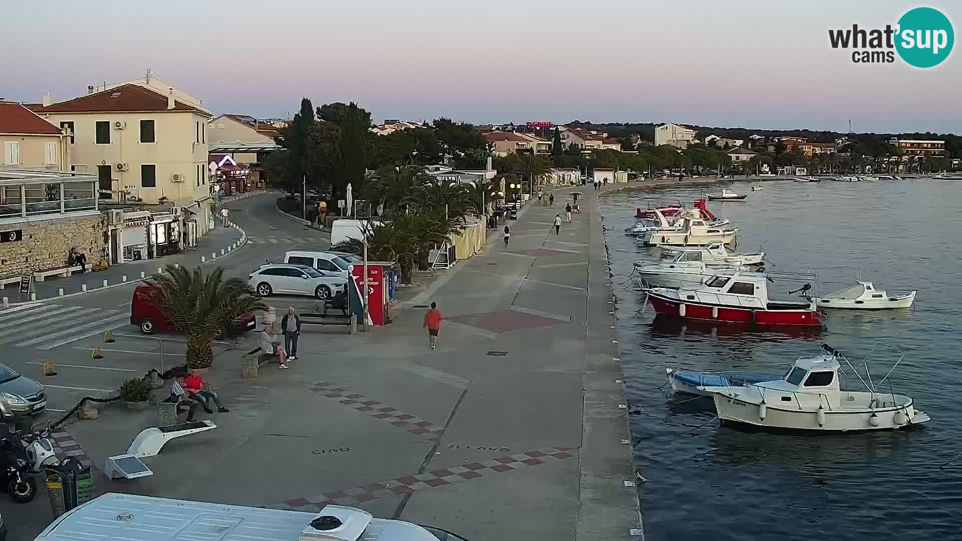 Novalja Livecam promenade