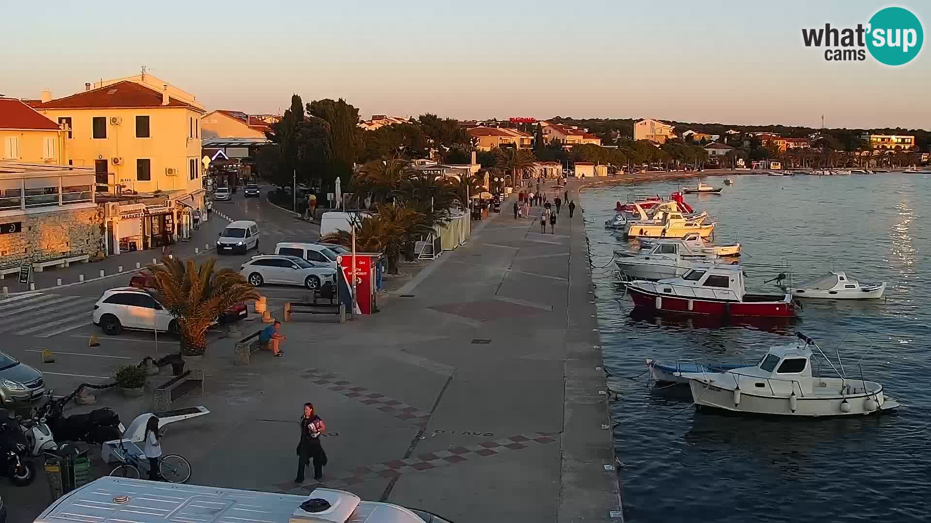 Novalja Livecam promenade