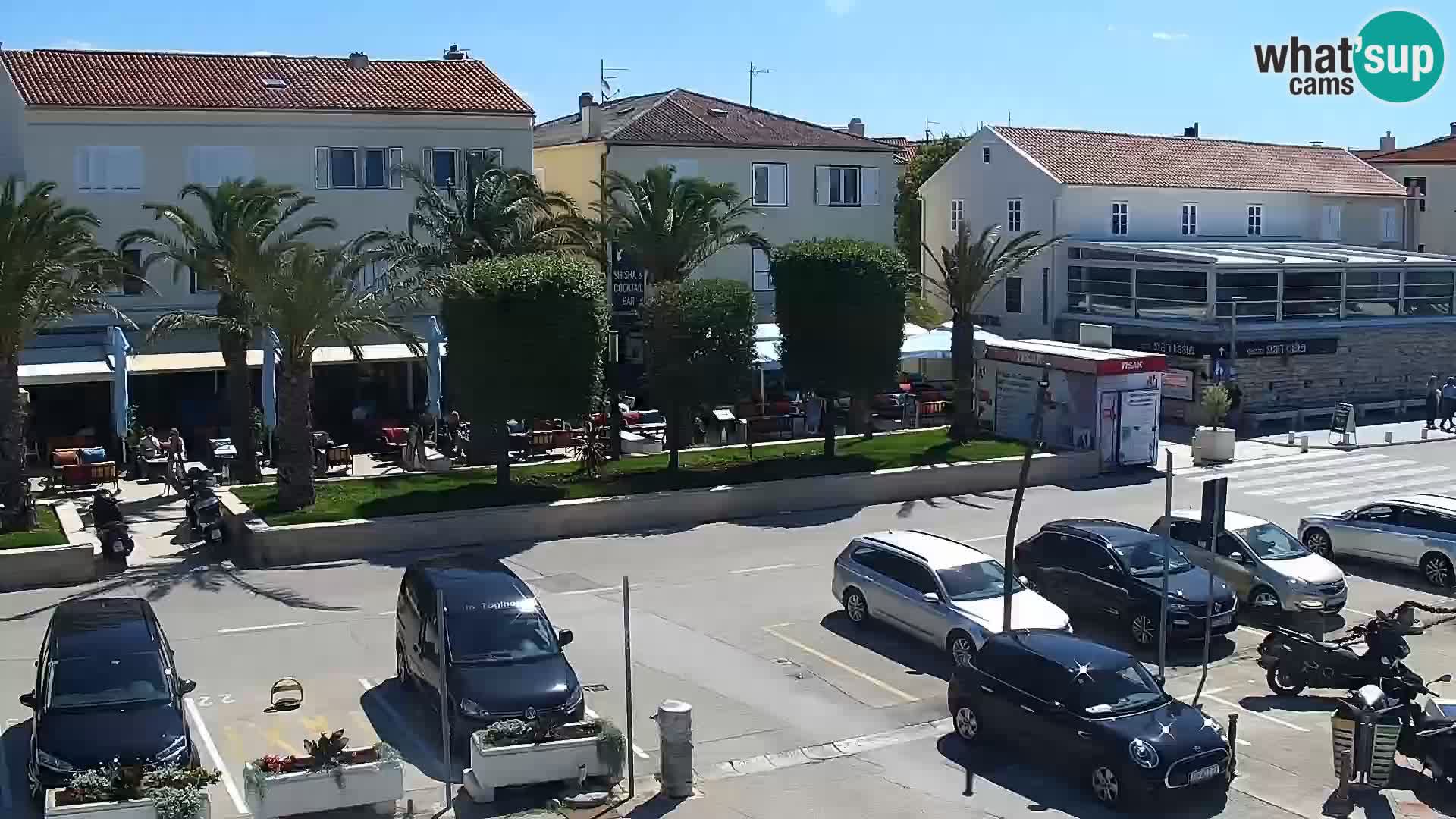 Web kamera Novalja promenada