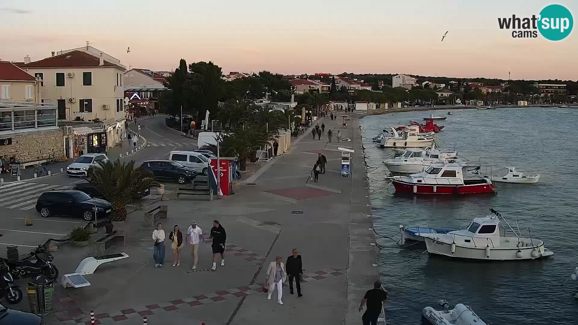Novalja Livecam promenade