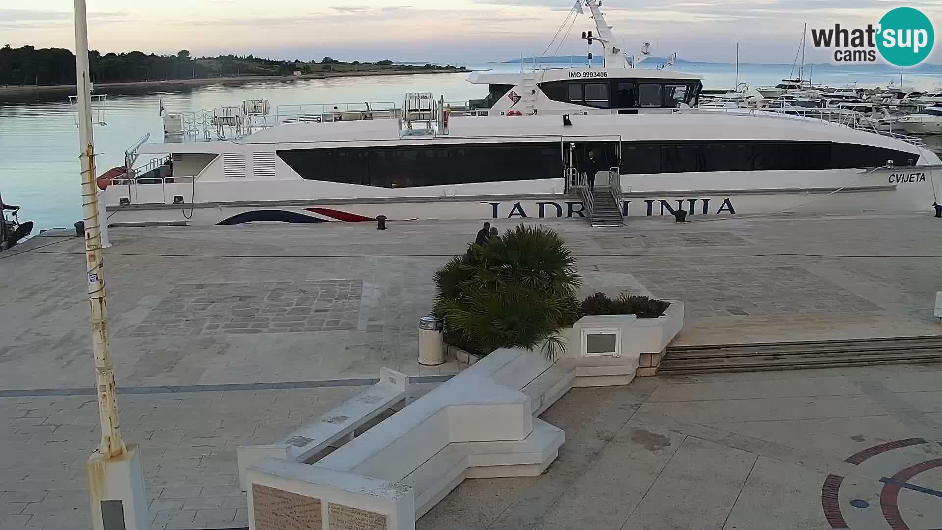 Web kamera Novalja promenada