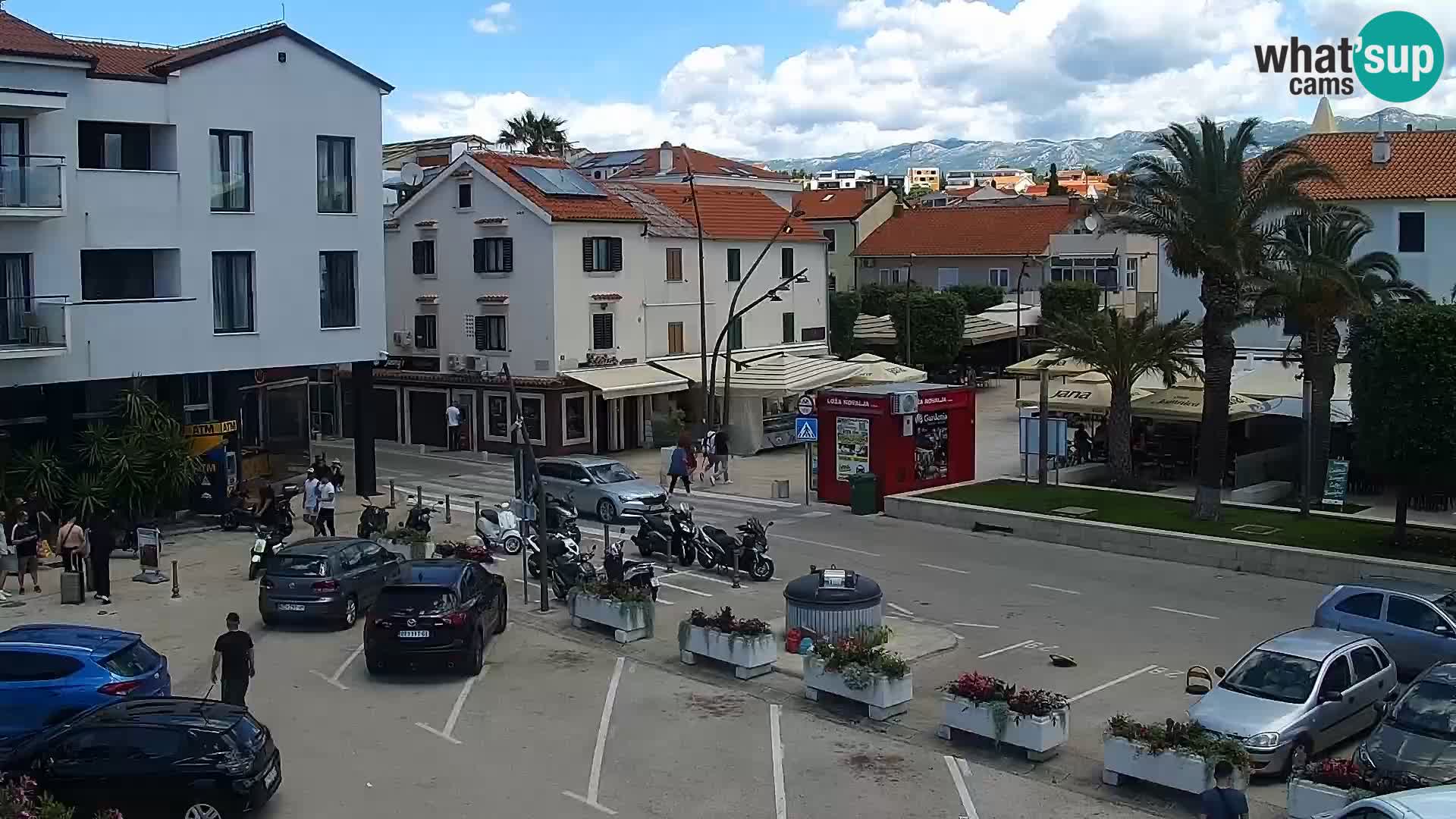 Novalja Livecam promenade