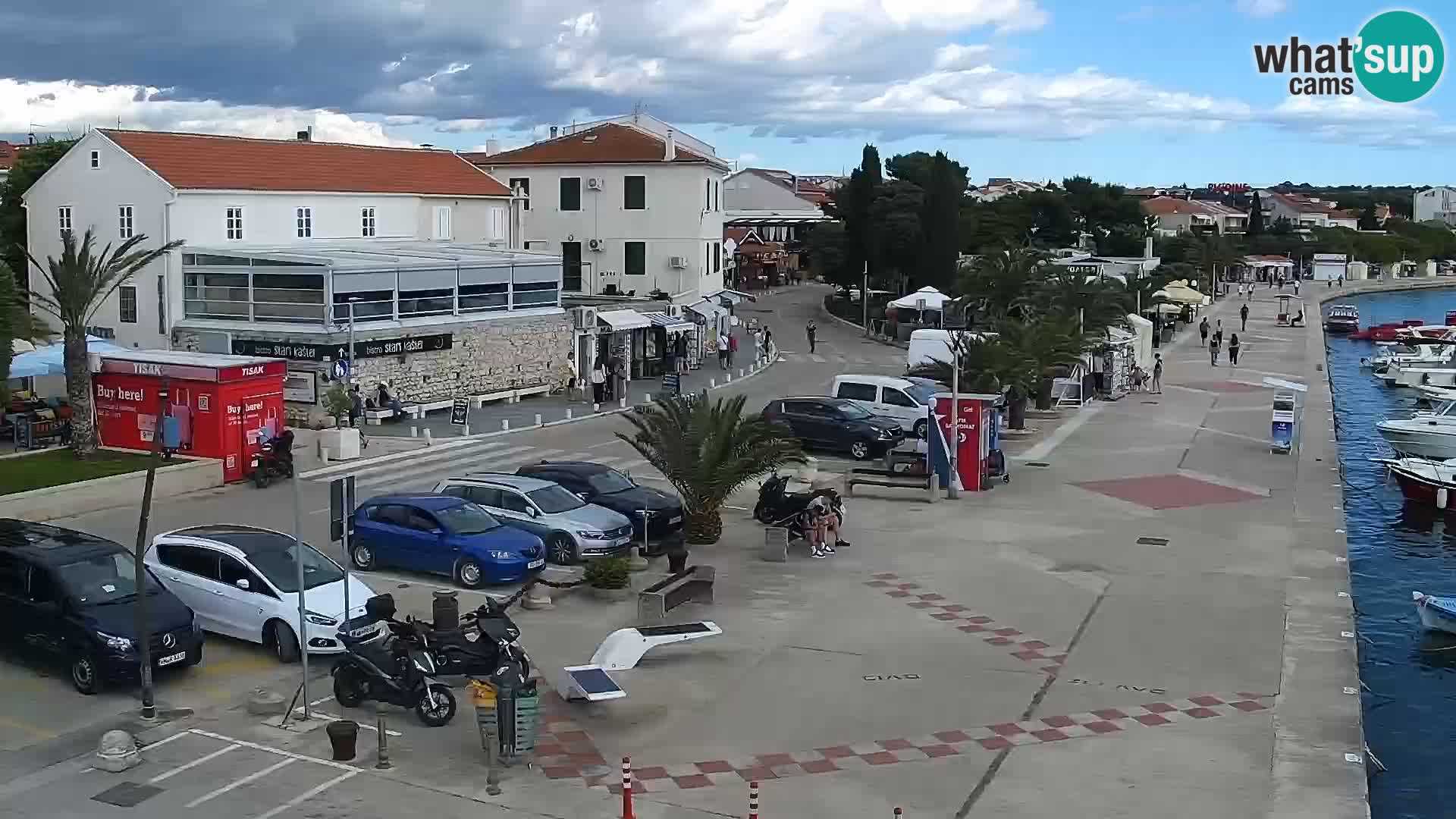 Novalja Livecam promenade