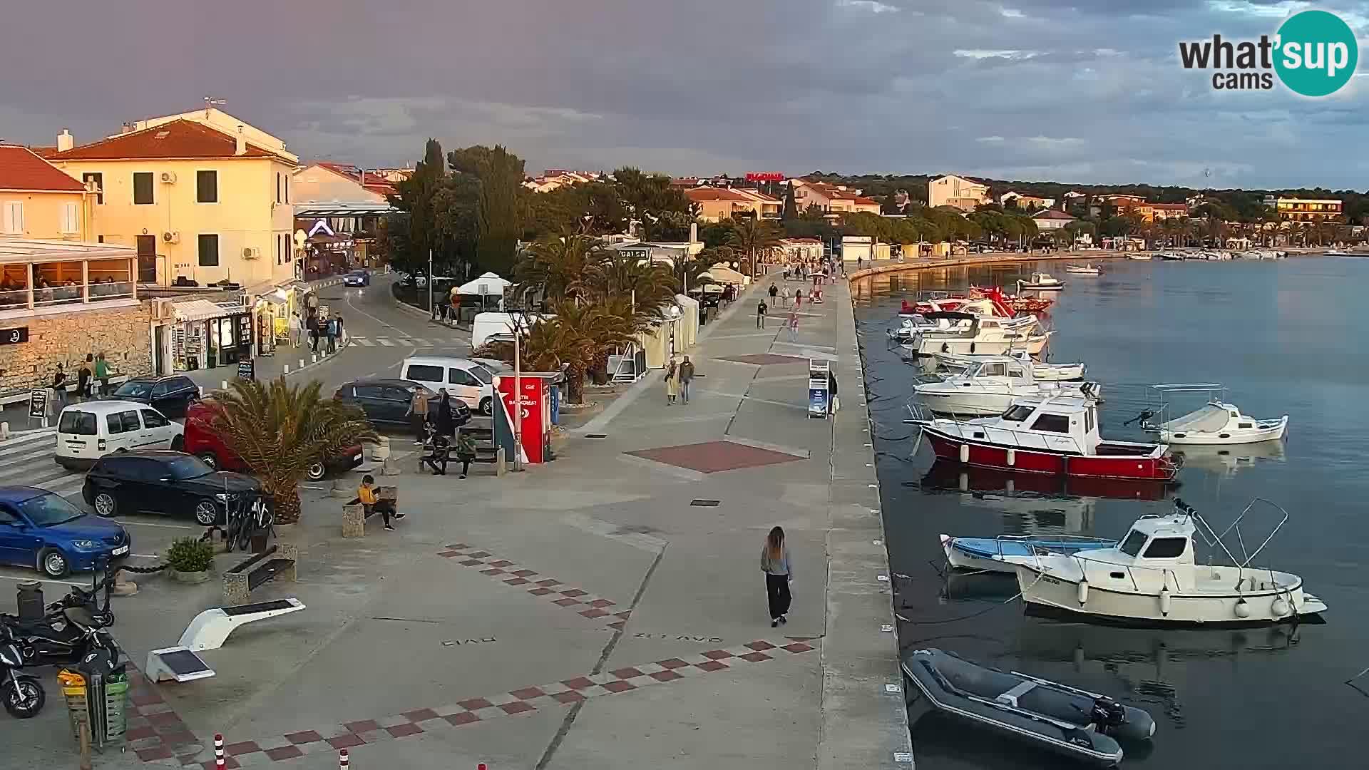 Novalja Livecam promenade