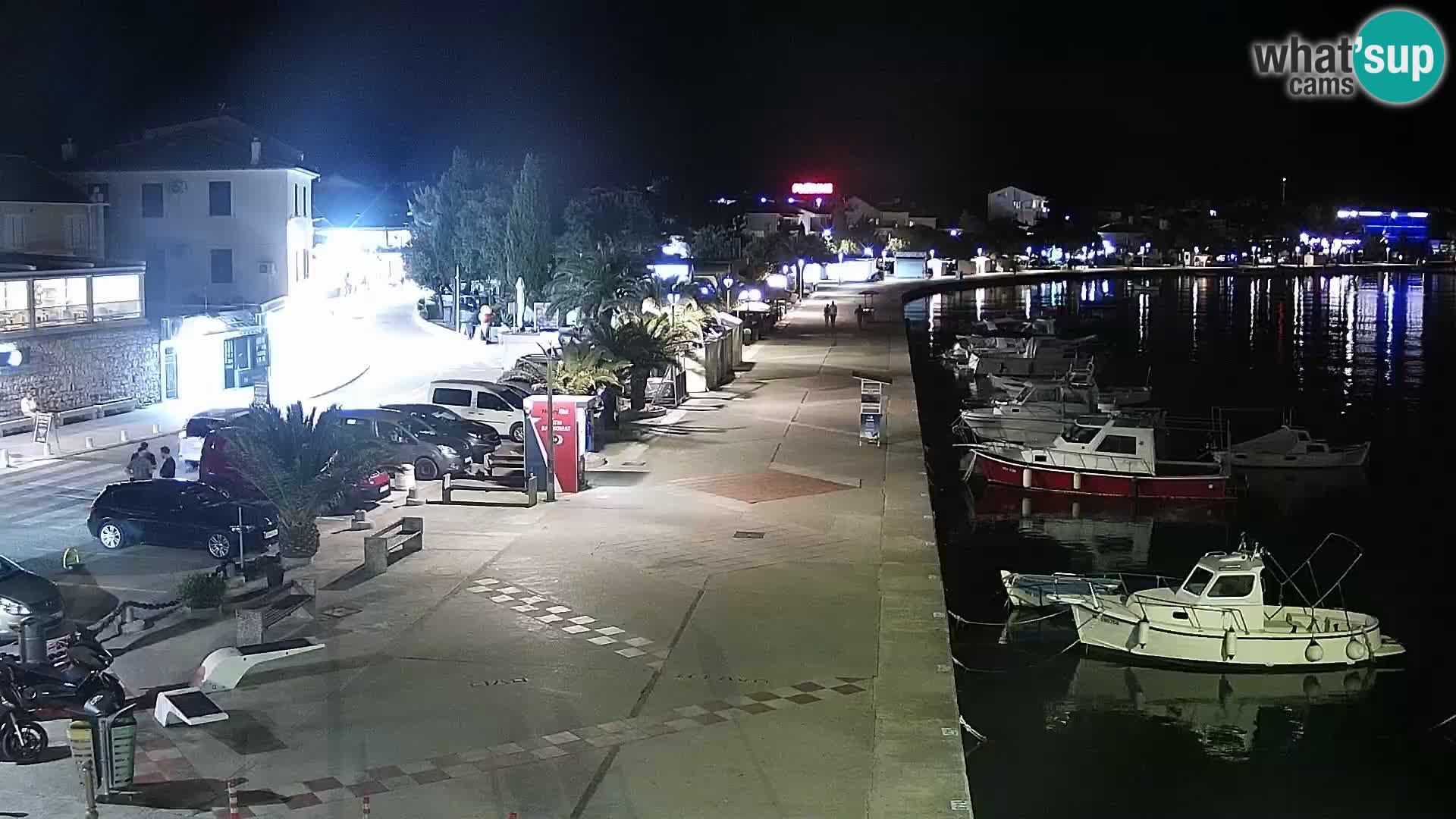 Novalja Livecam promenade