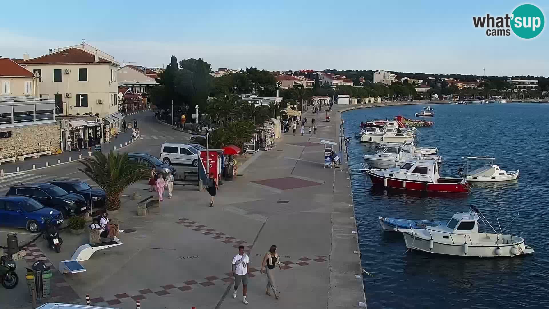 Novalja Livecam promenade
