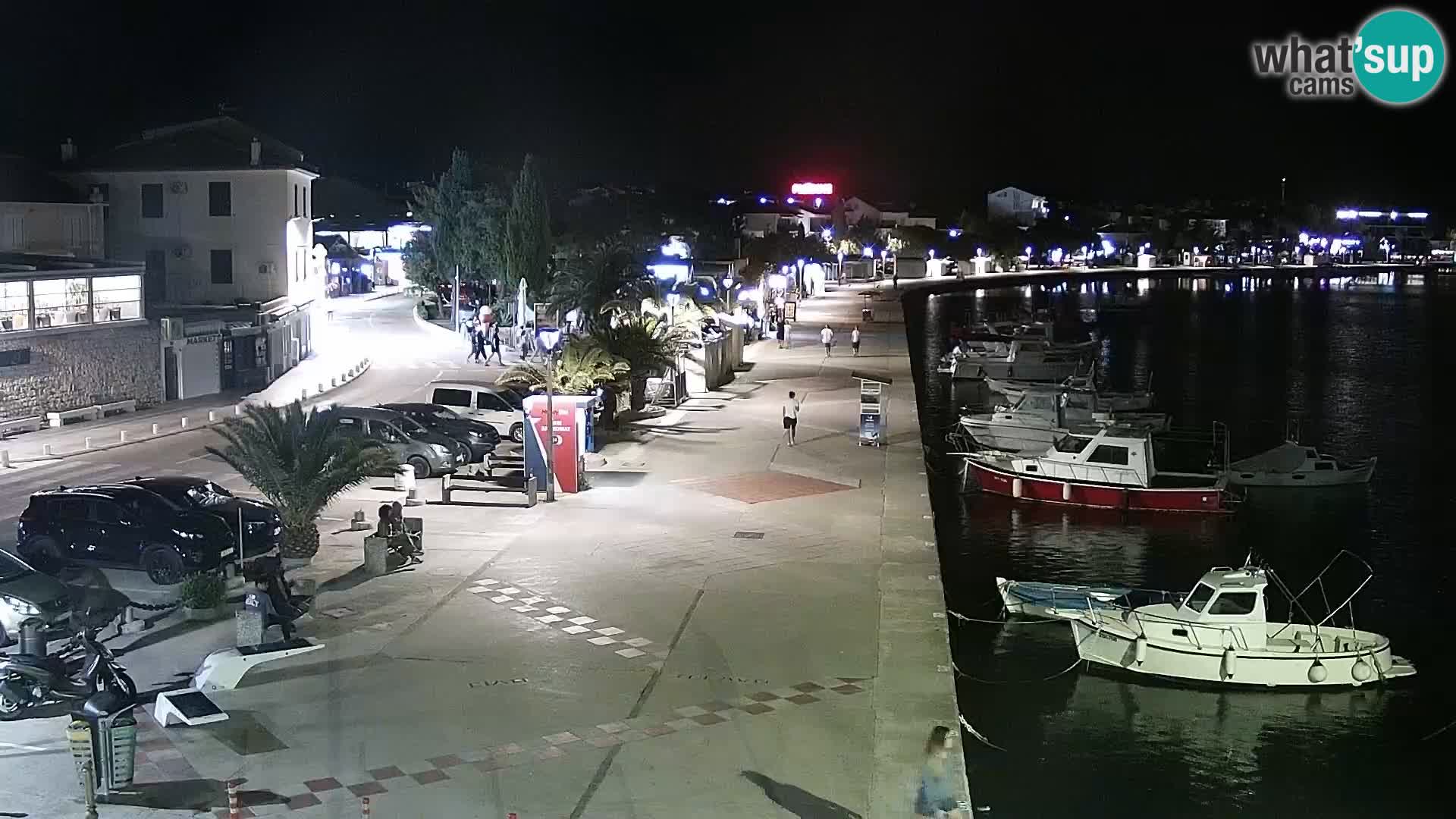Livecam Promenade a Novalja