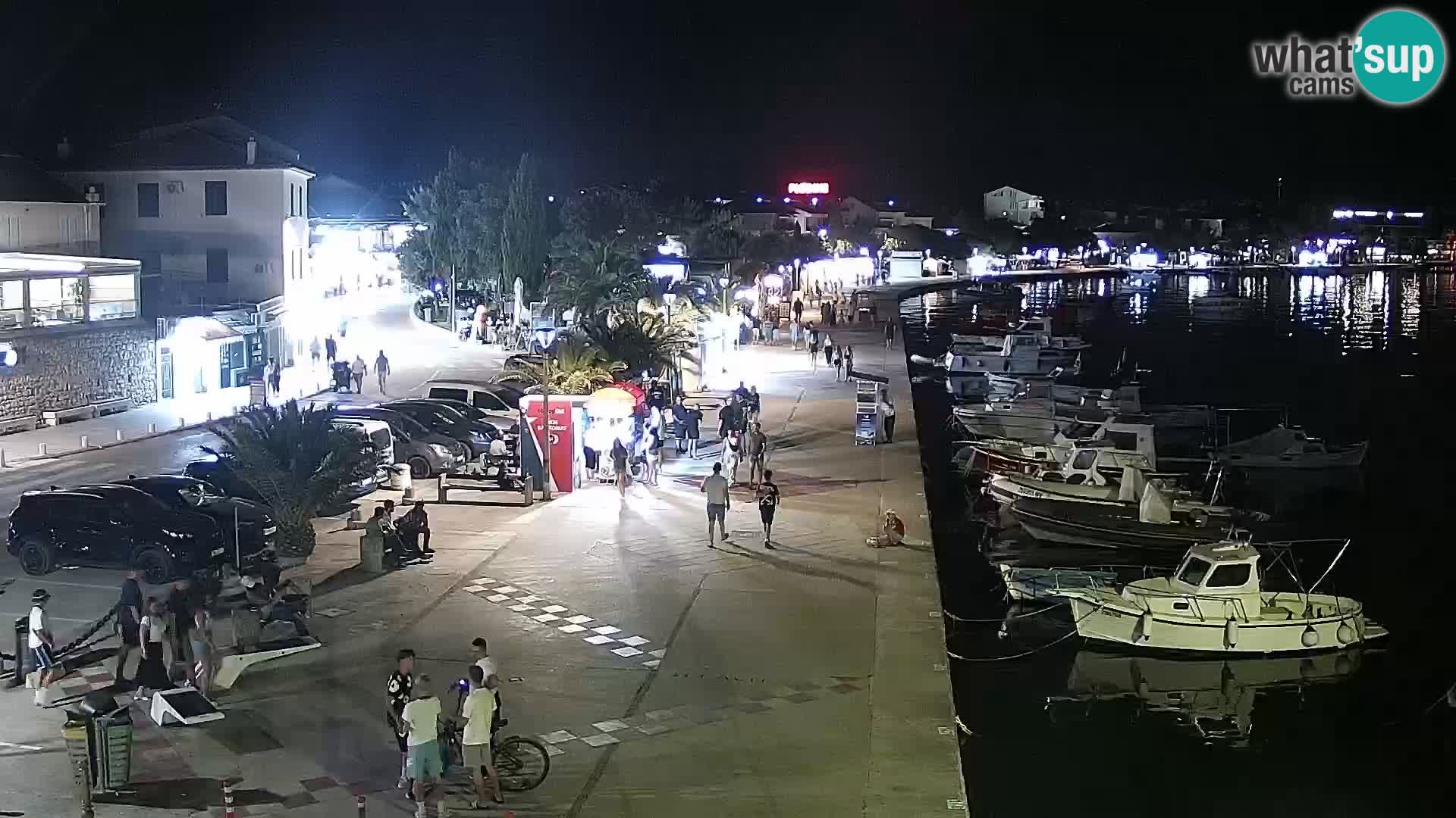 Novalja Livecam promenade