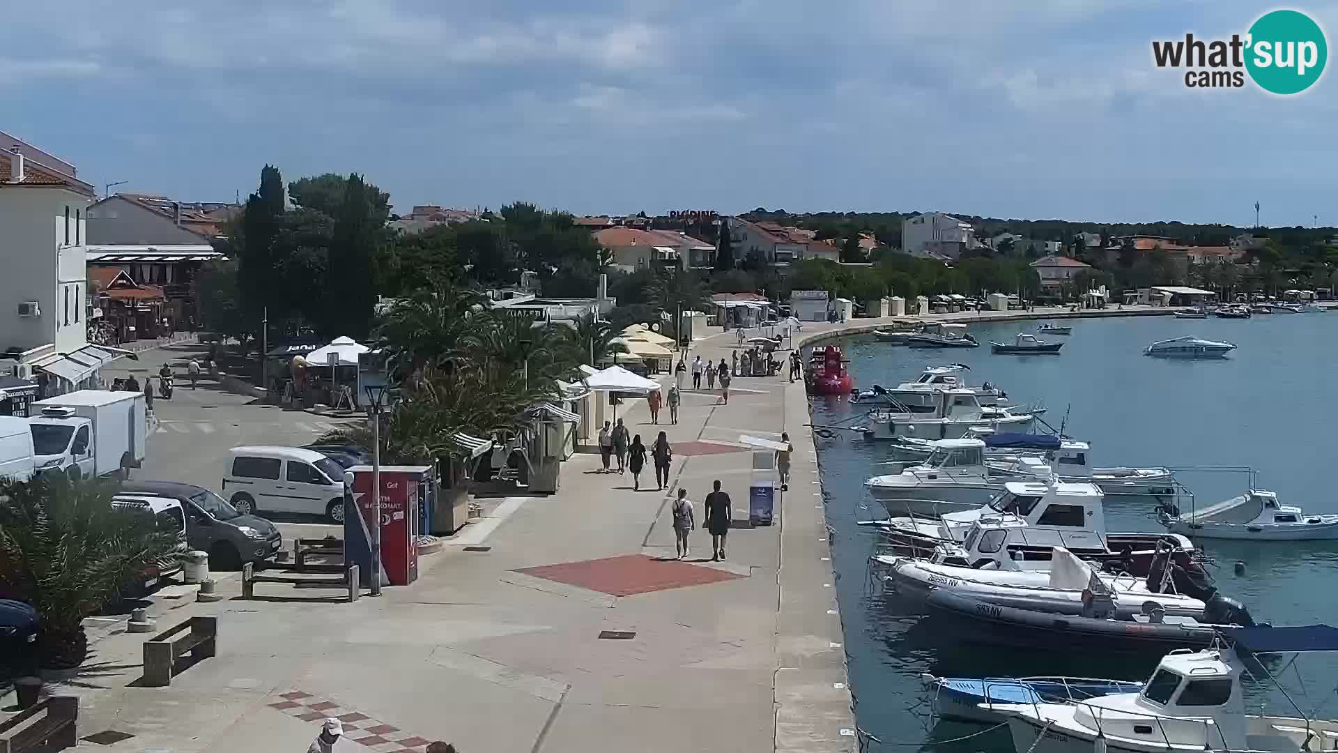 Livecam Promenade a Novalja