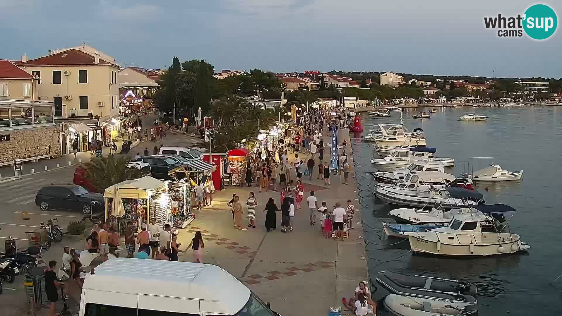 Livecam Promenade a Novalja