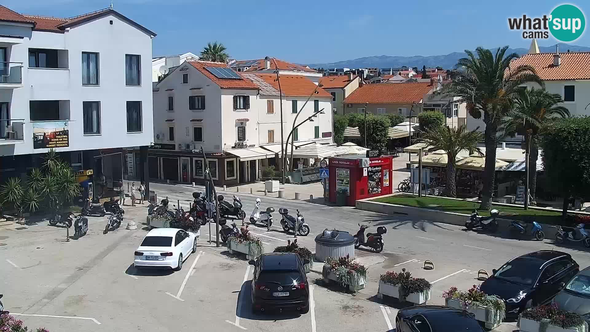 Livecam Promenade a Novalja