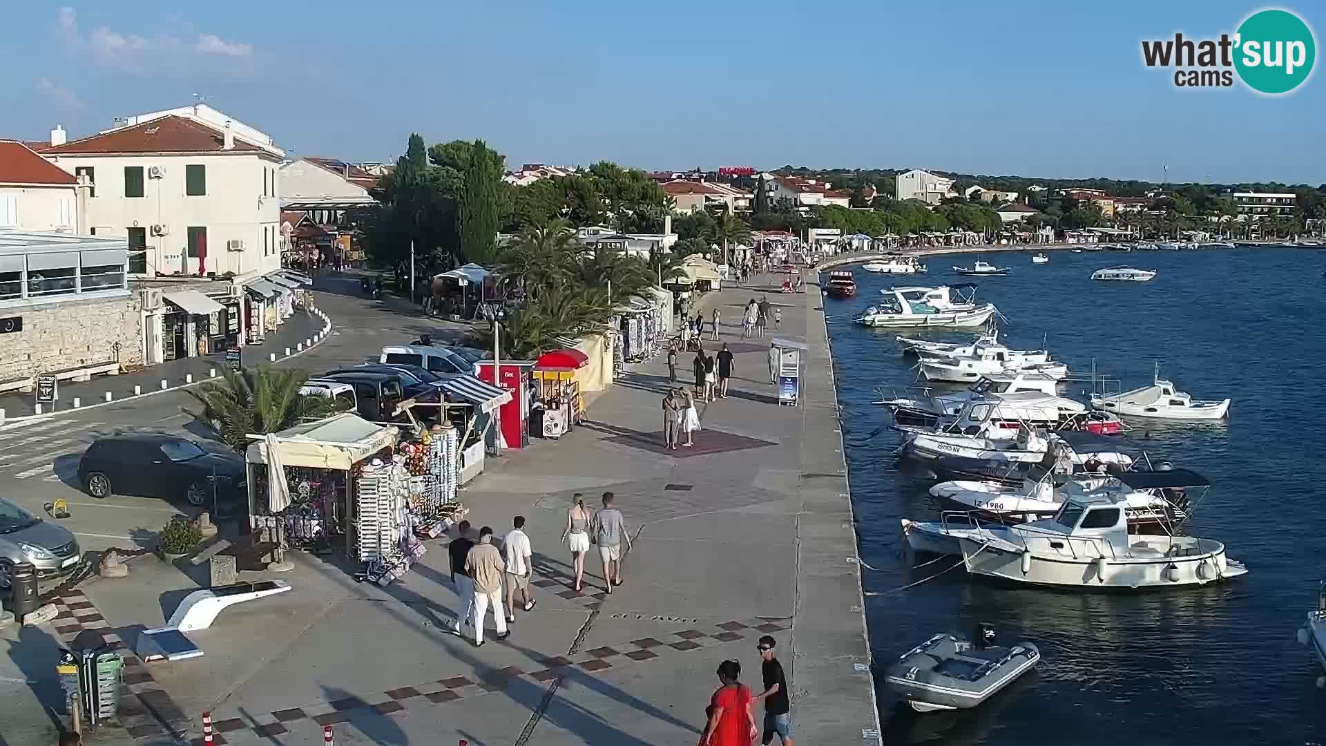 Novalja Livecam promenade