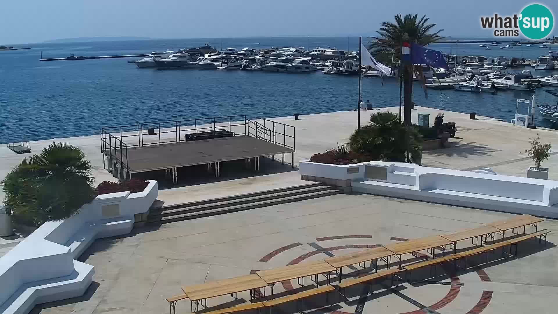 Novalja Livecam promenade