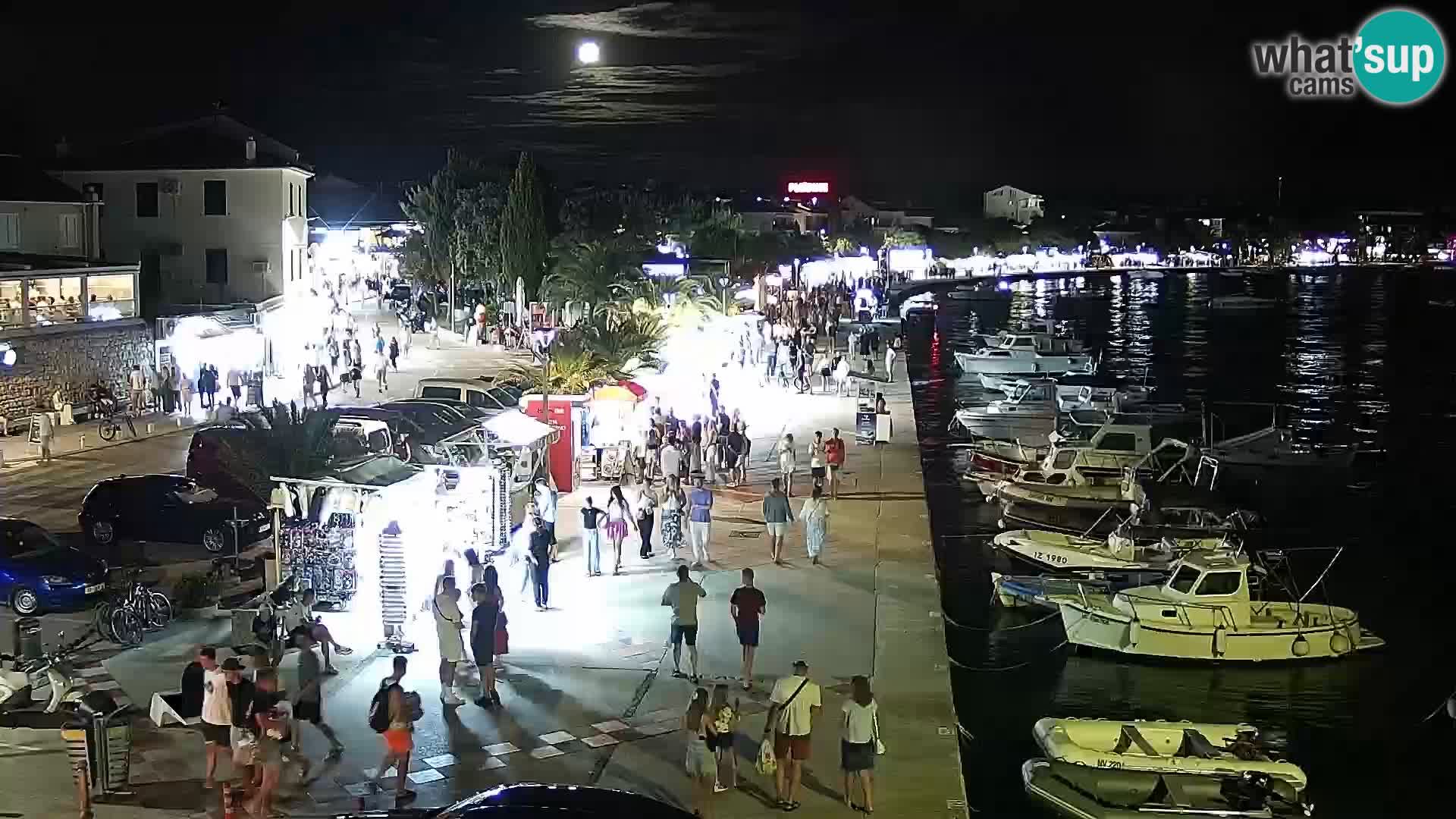 Livecam Promenade a Novalja