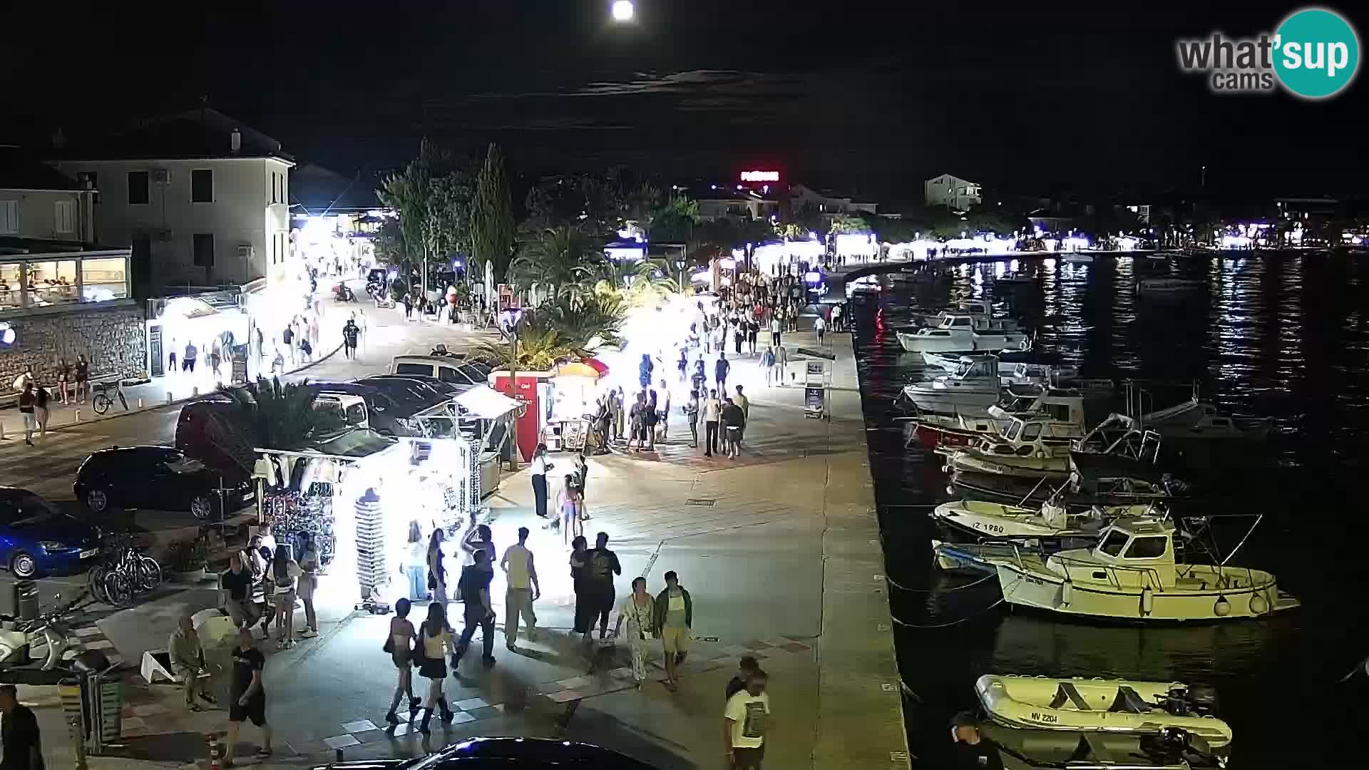 Novalja Livecam promenade