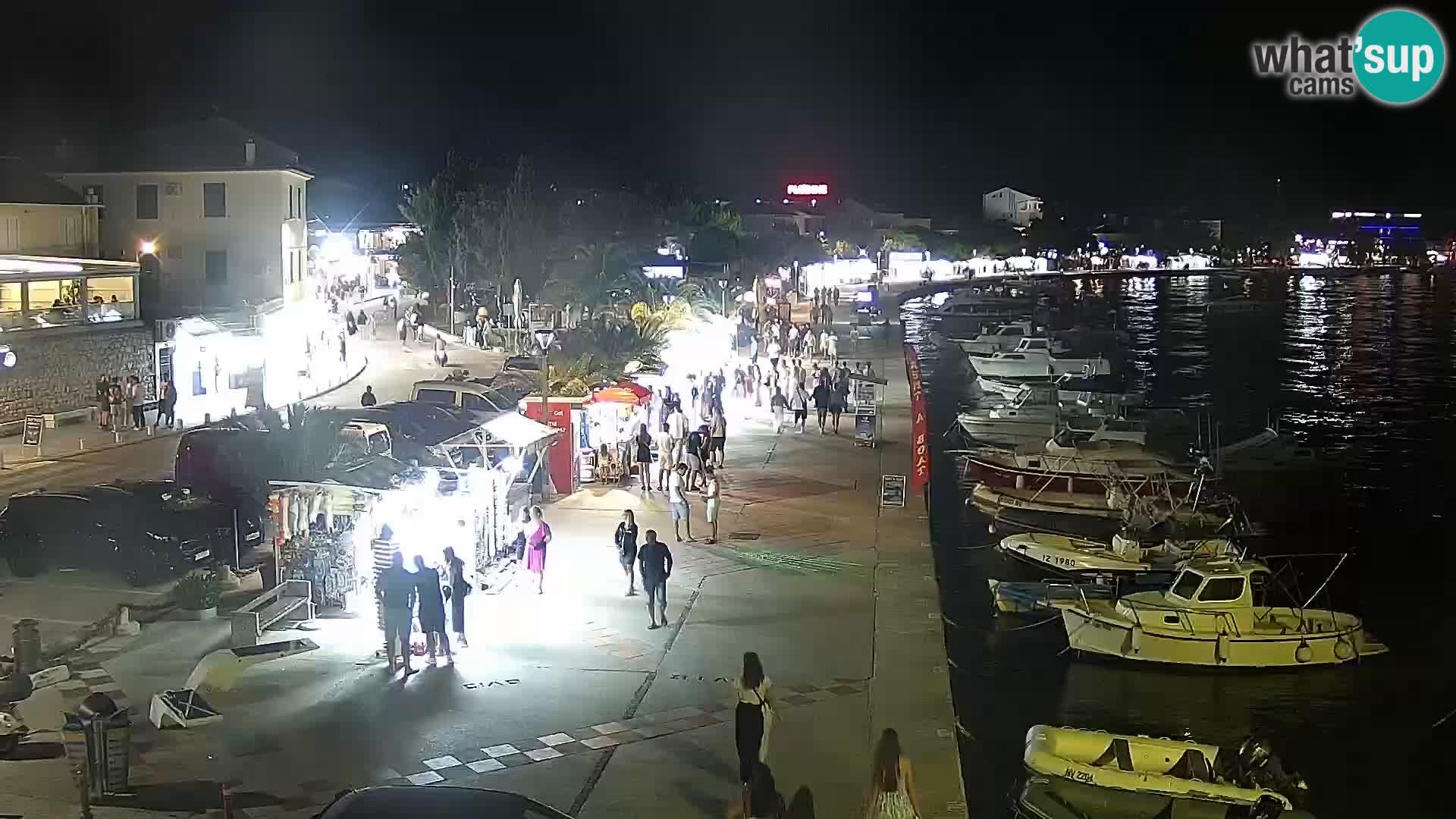 Novalja Livecam promenade