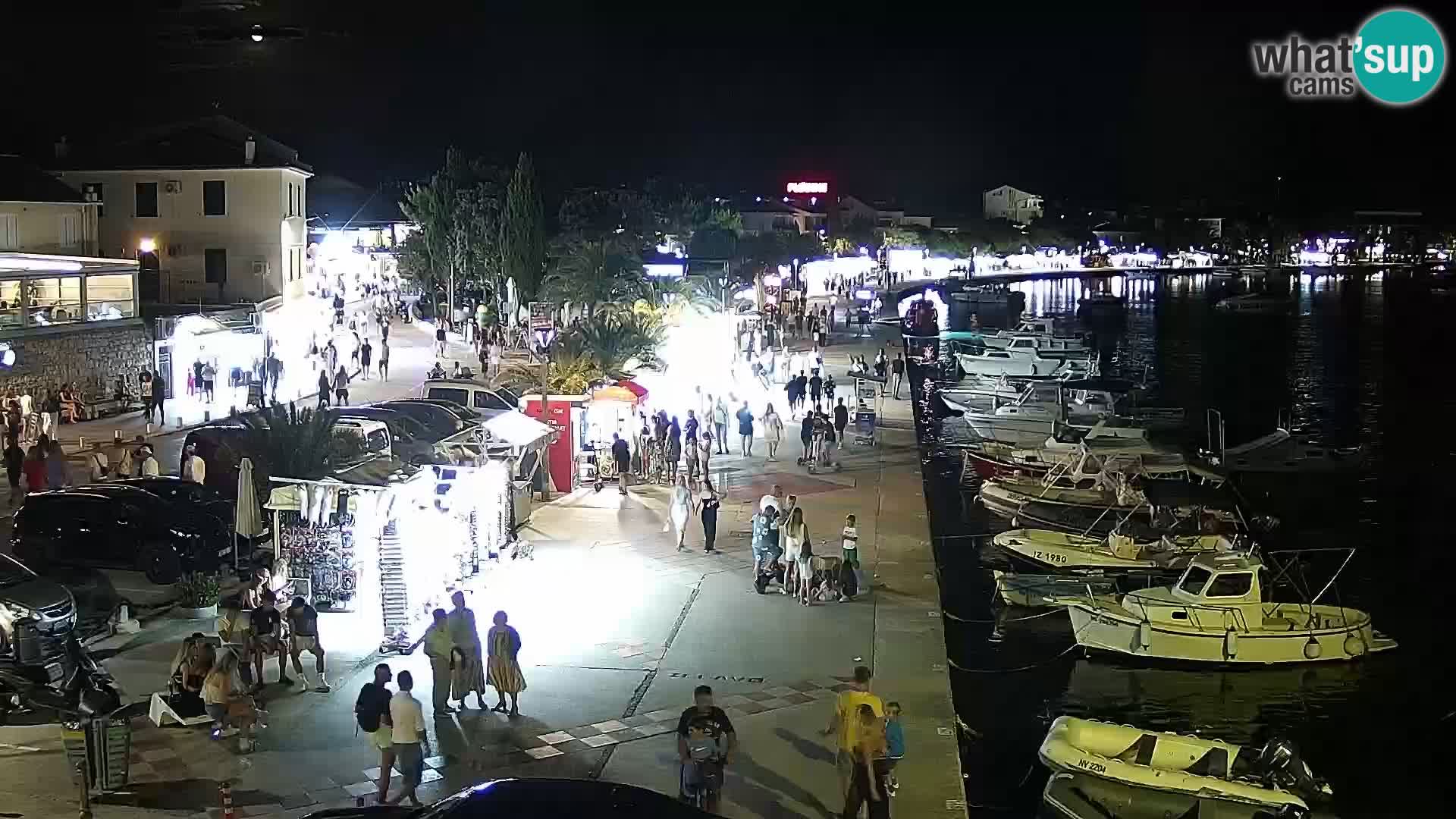 Livecam Promenade a Novalja