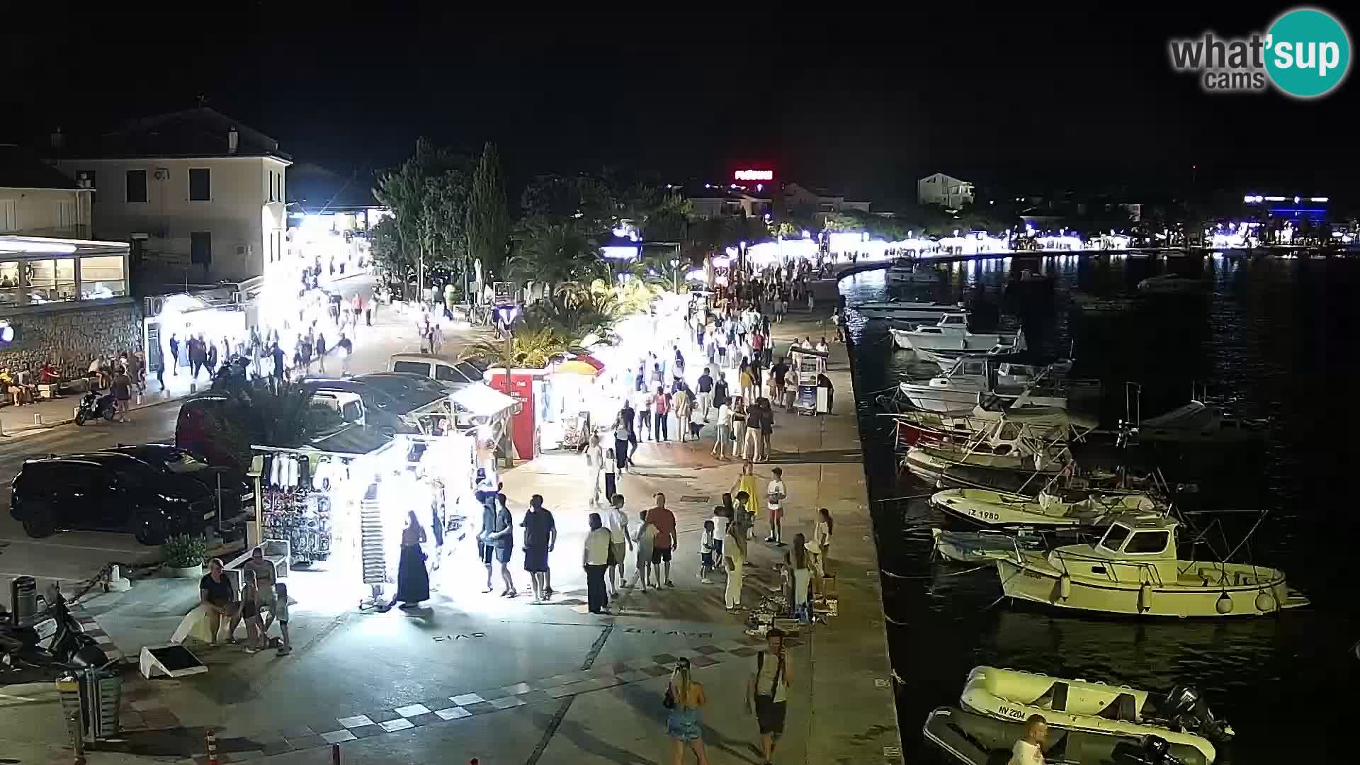 Livecam Promenade a Novalja