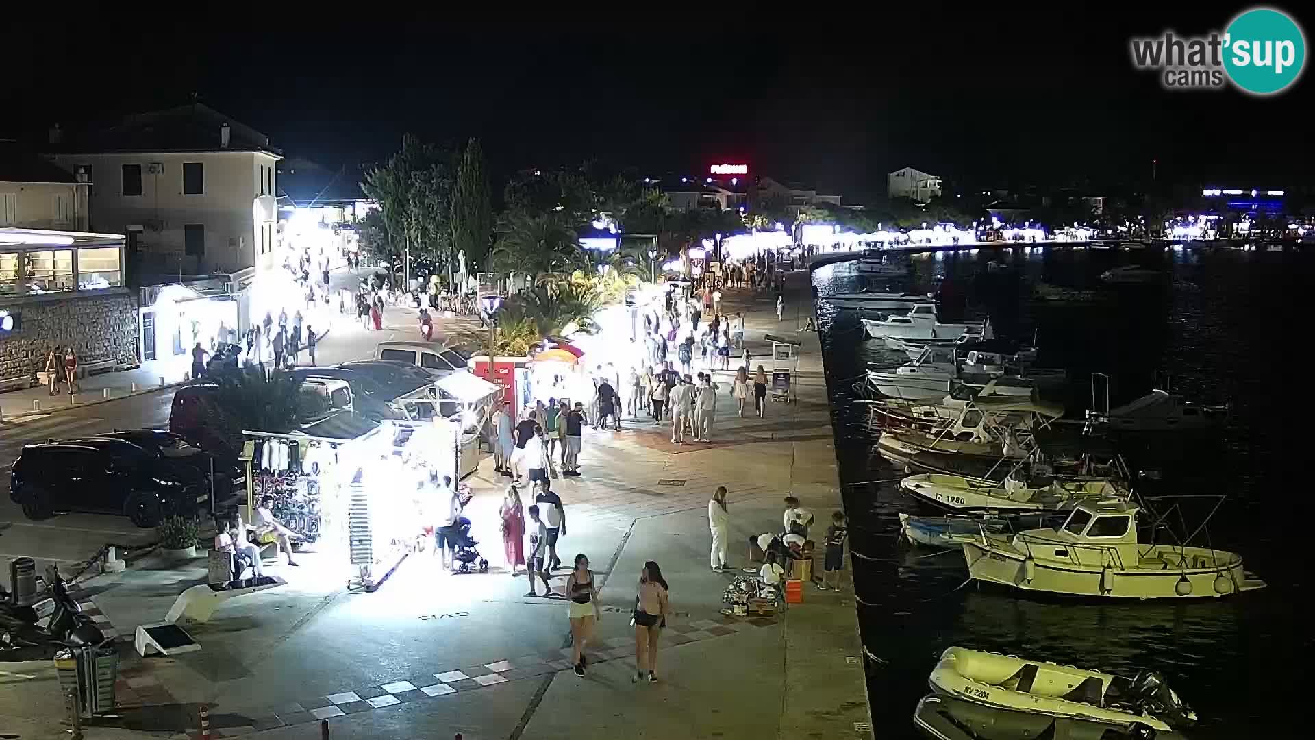 Livecam Promenade a Novalja