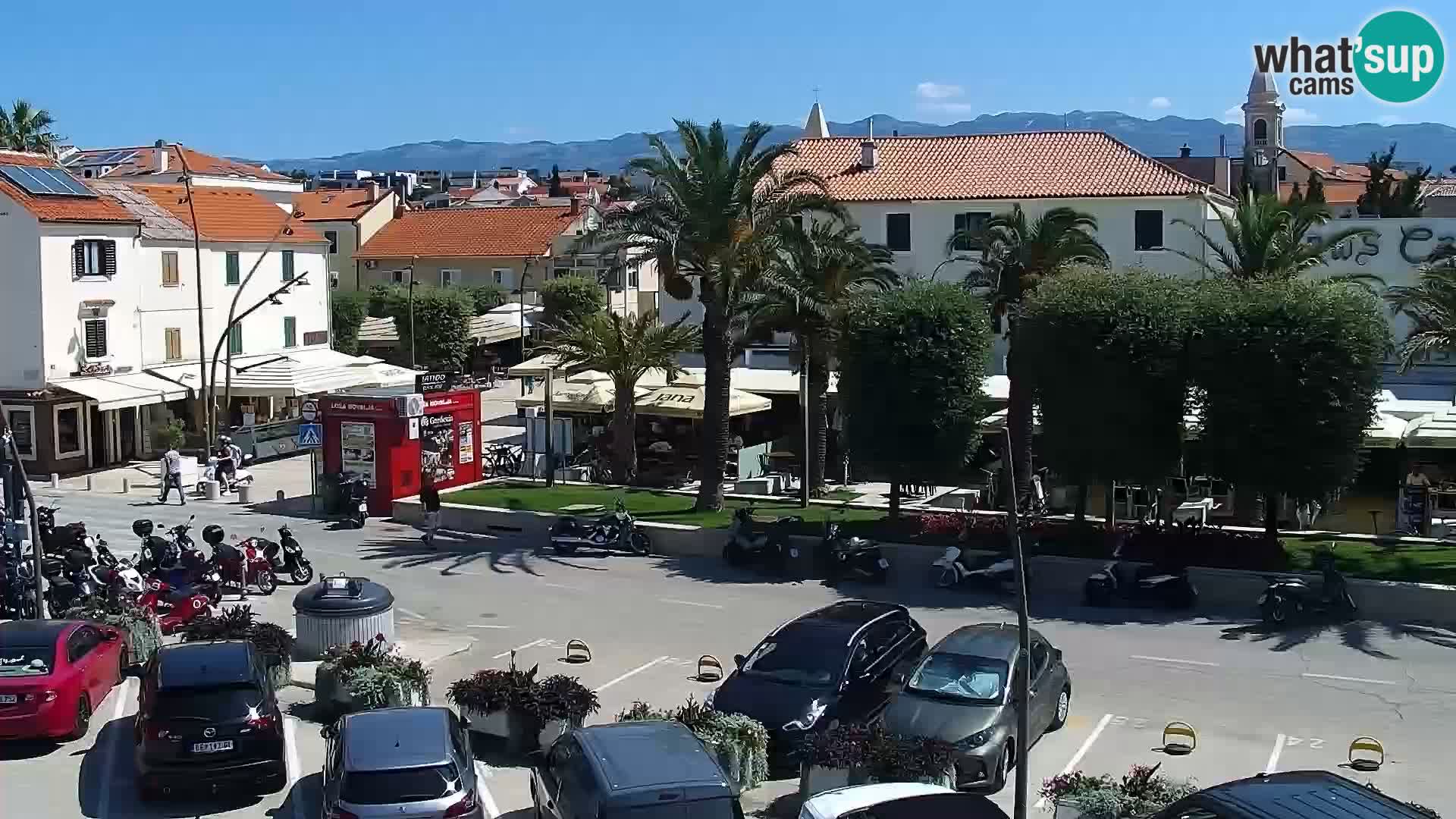 Novalja Livecam promenade