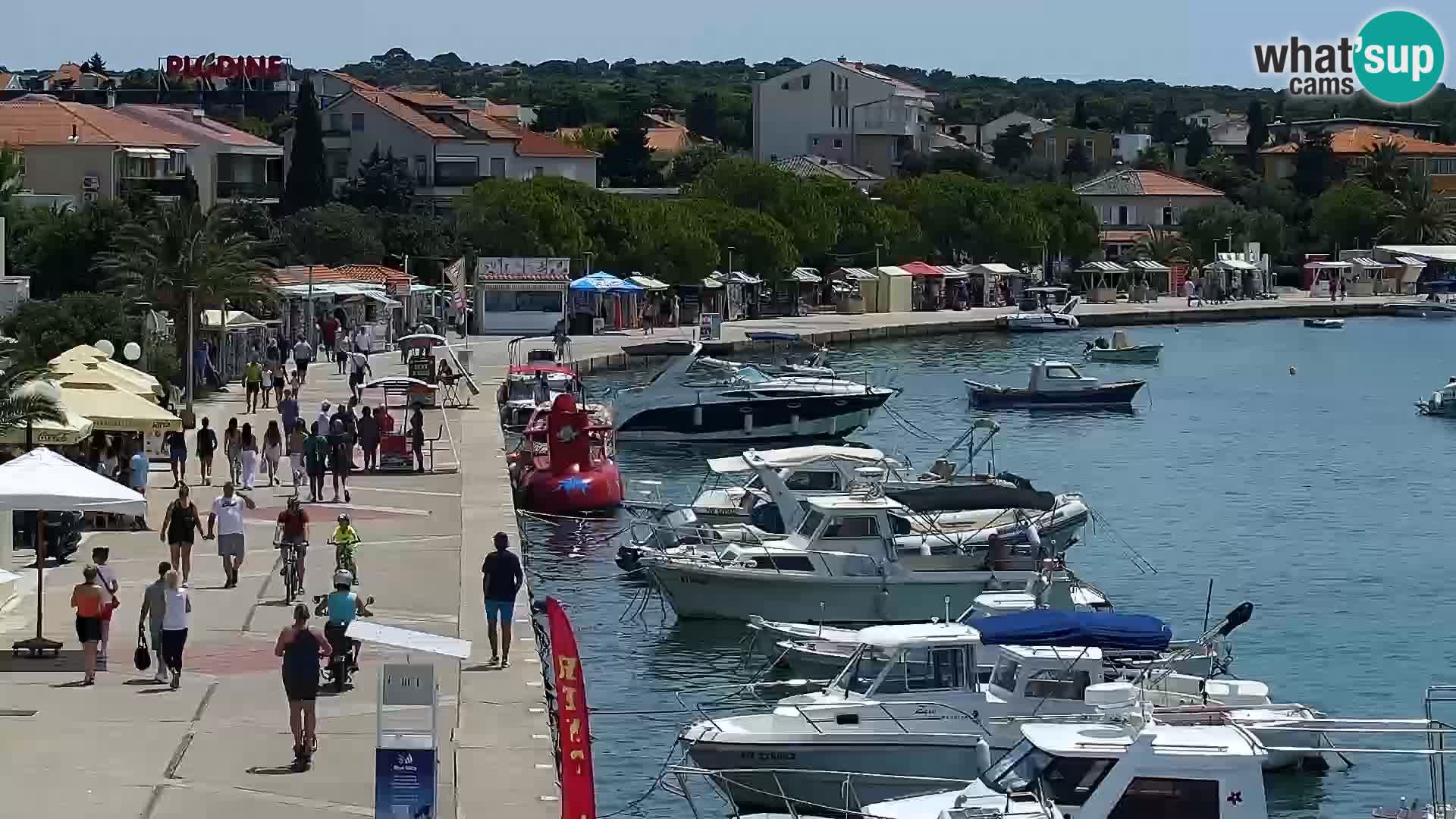 Livecam Promenade a Novalja