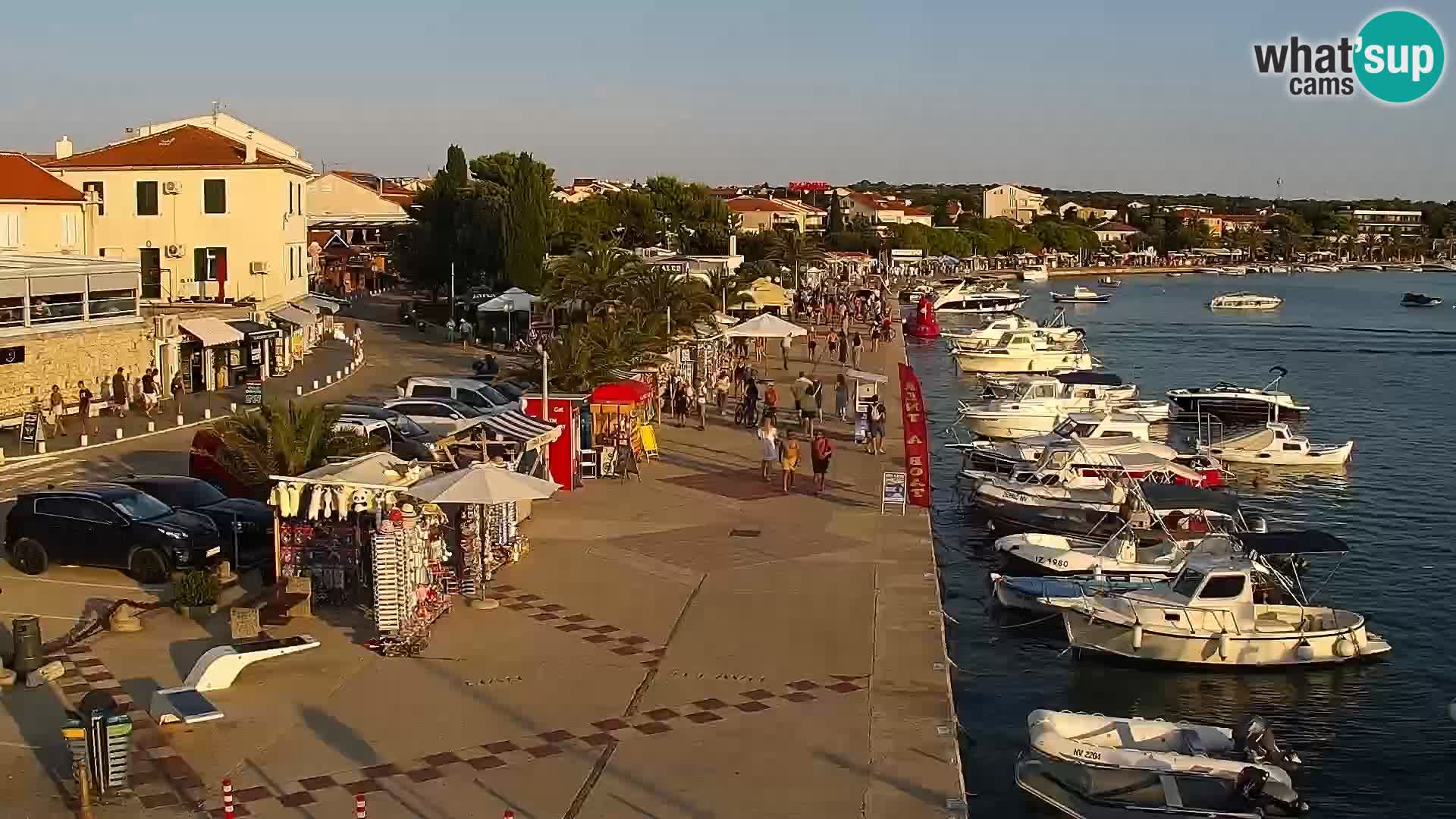 Novalja Livecam promenade