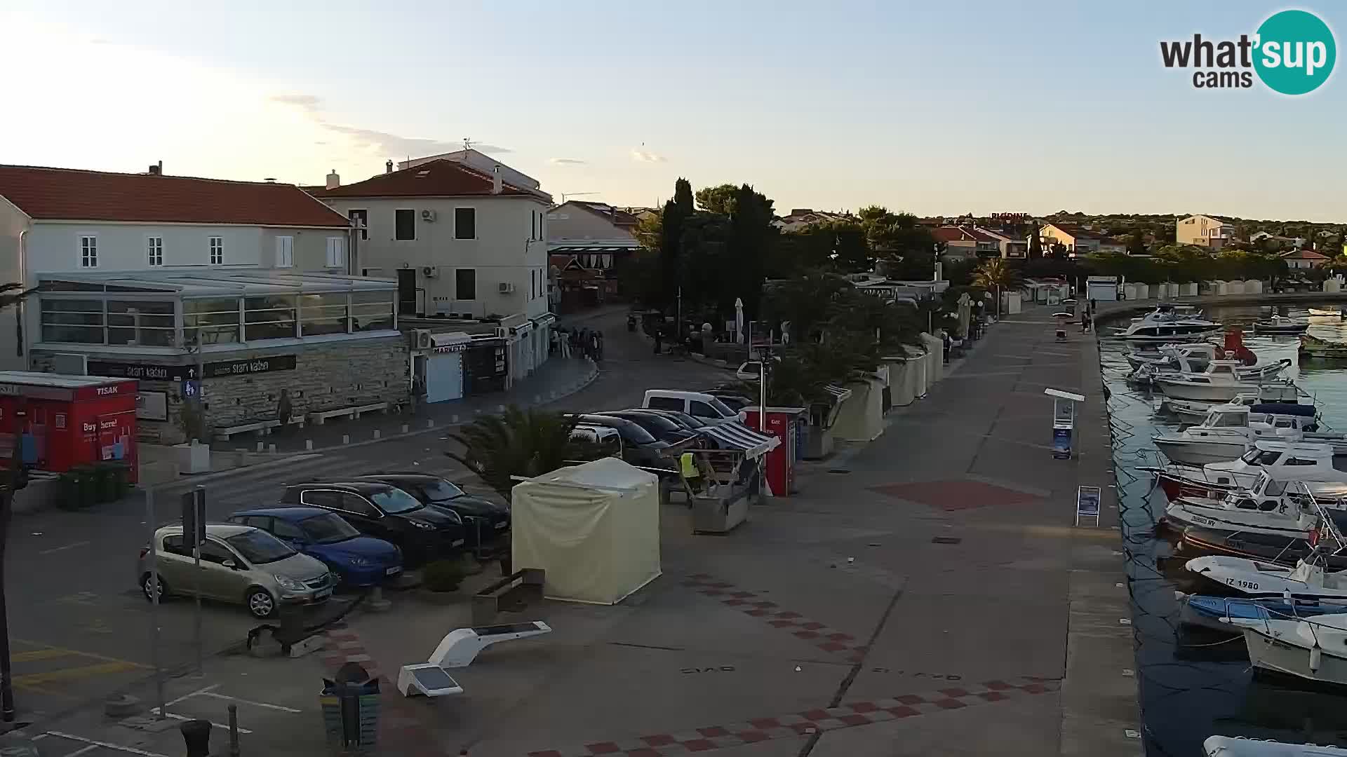 Livecam Promenade a Novalja