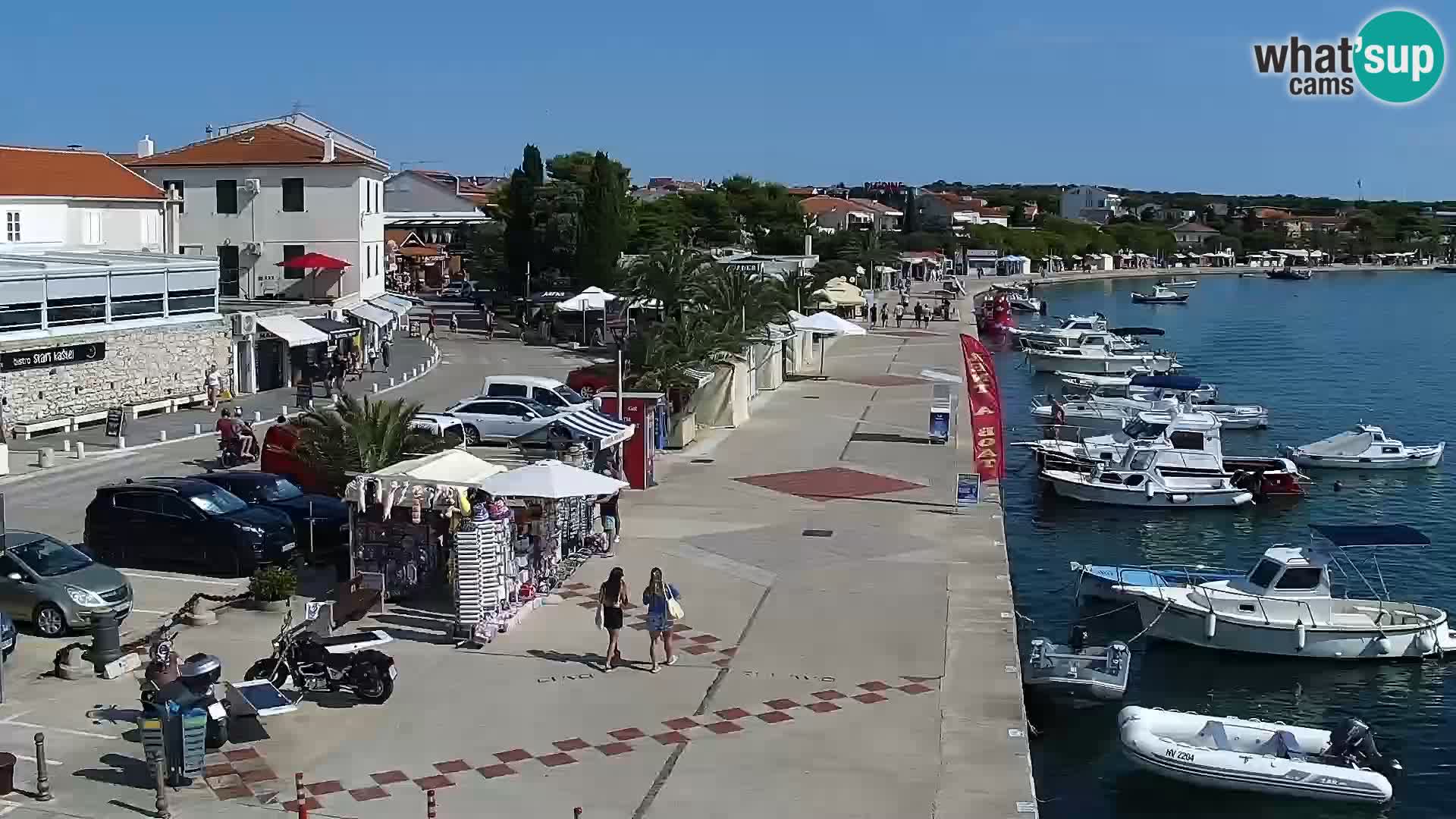 Livecam Promenade a Novalja