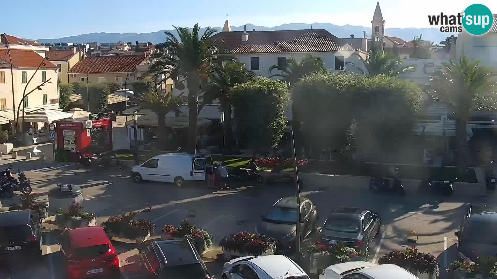 Novalja Livecam promenade