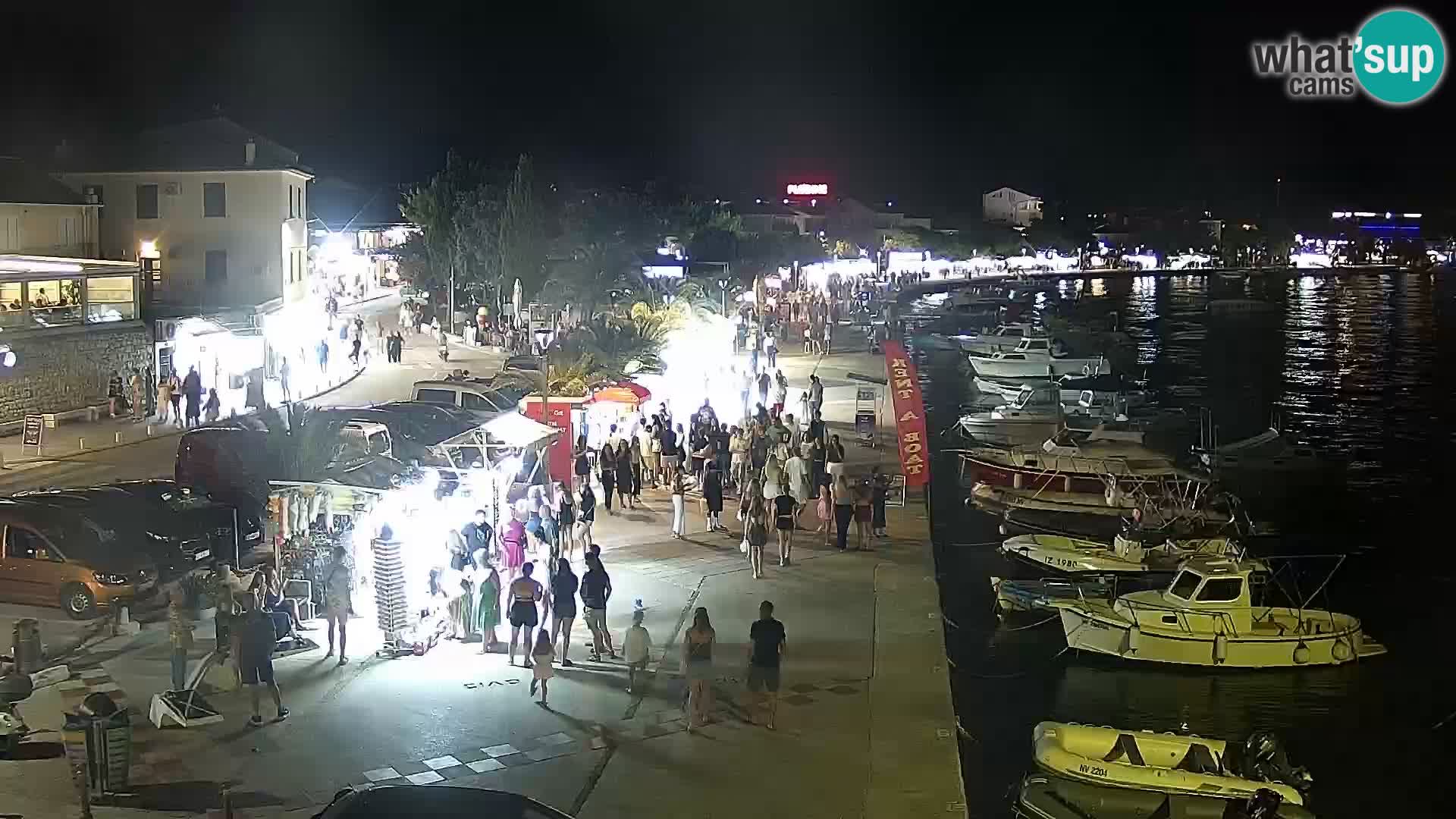Livecam Promenade a Novalja