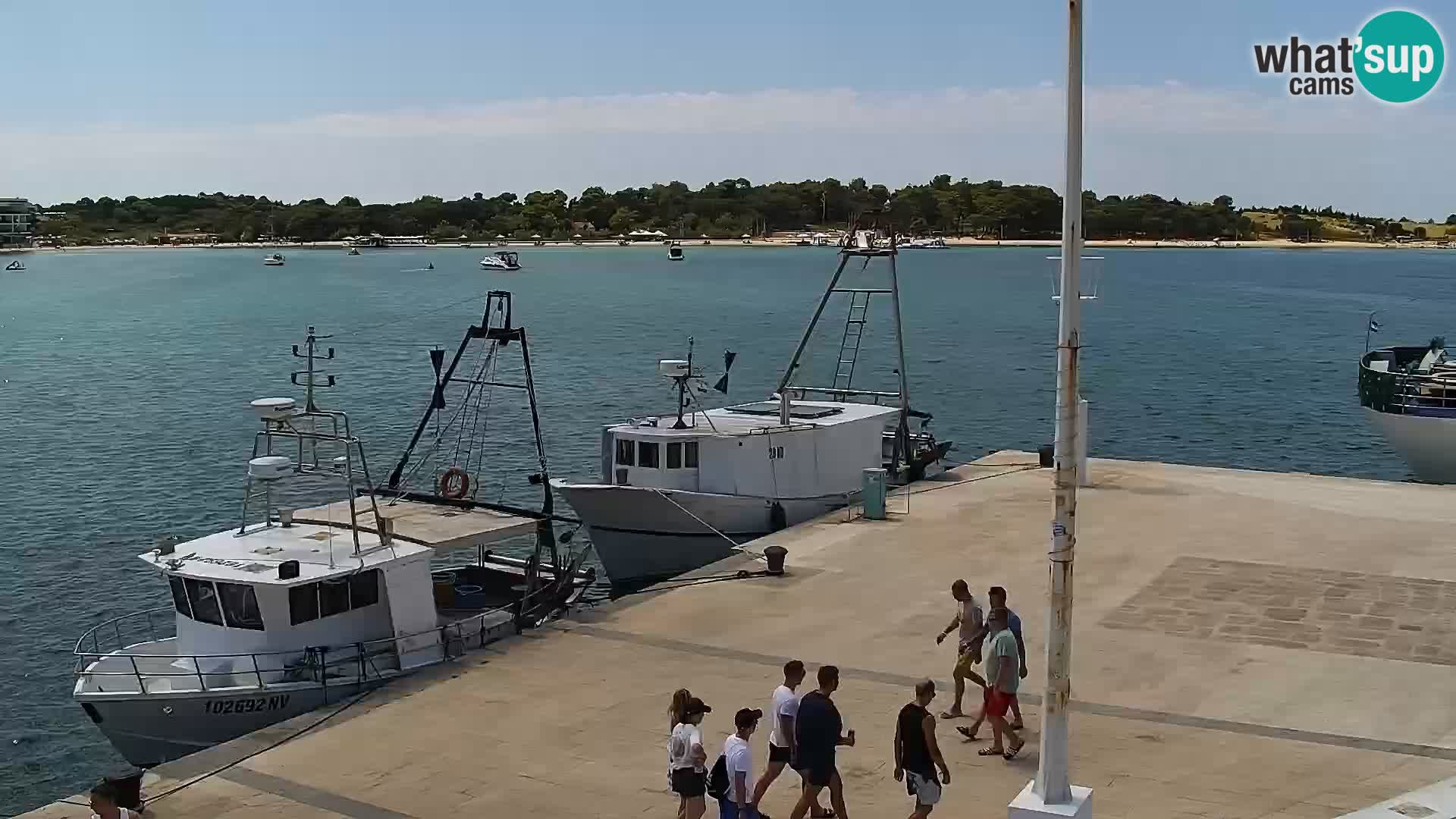 Webcam Novalja seaside promenade