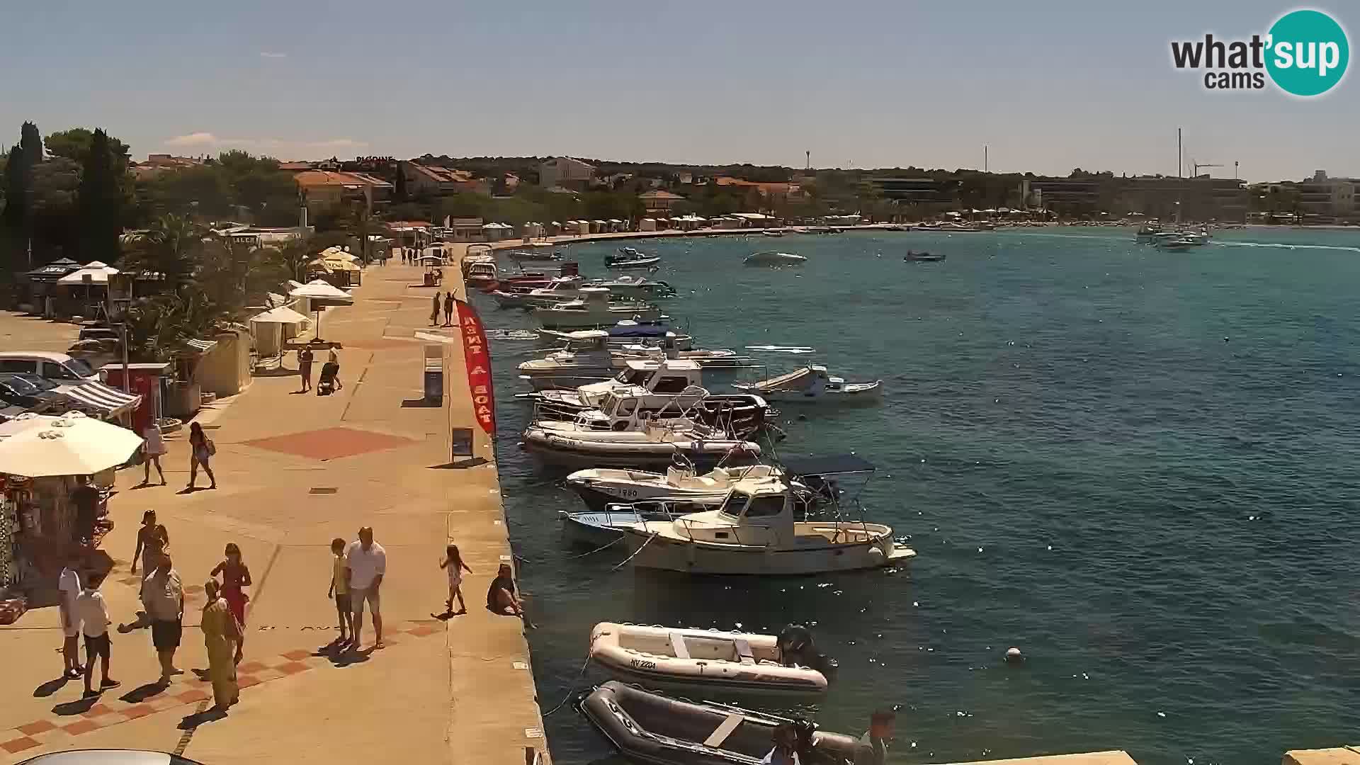 Novalja Livecam promenade