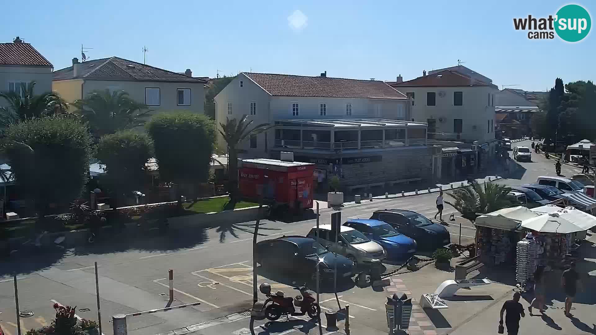 Novalja spletna kamera promenada