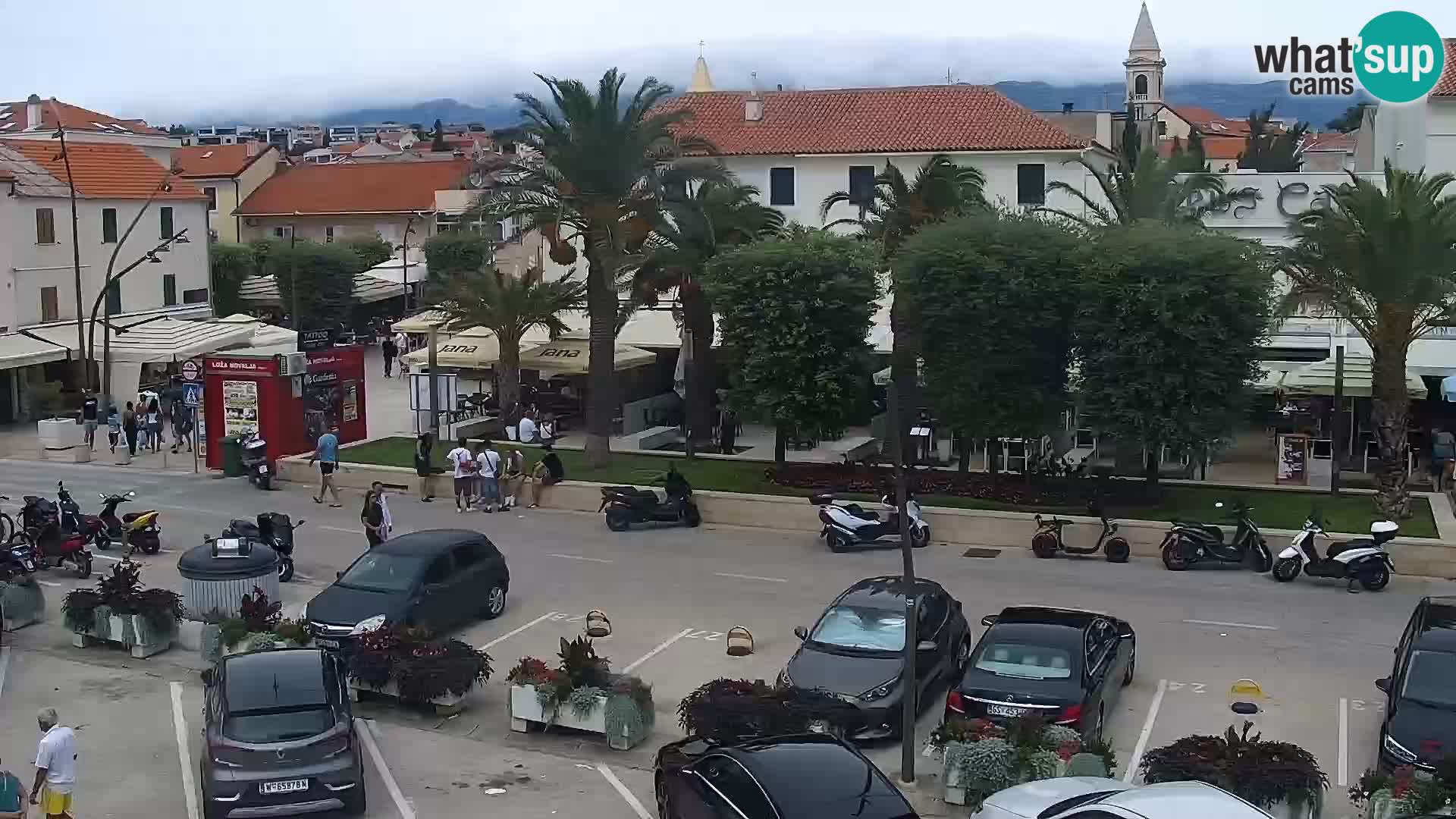Livecam Promenade a Novalja