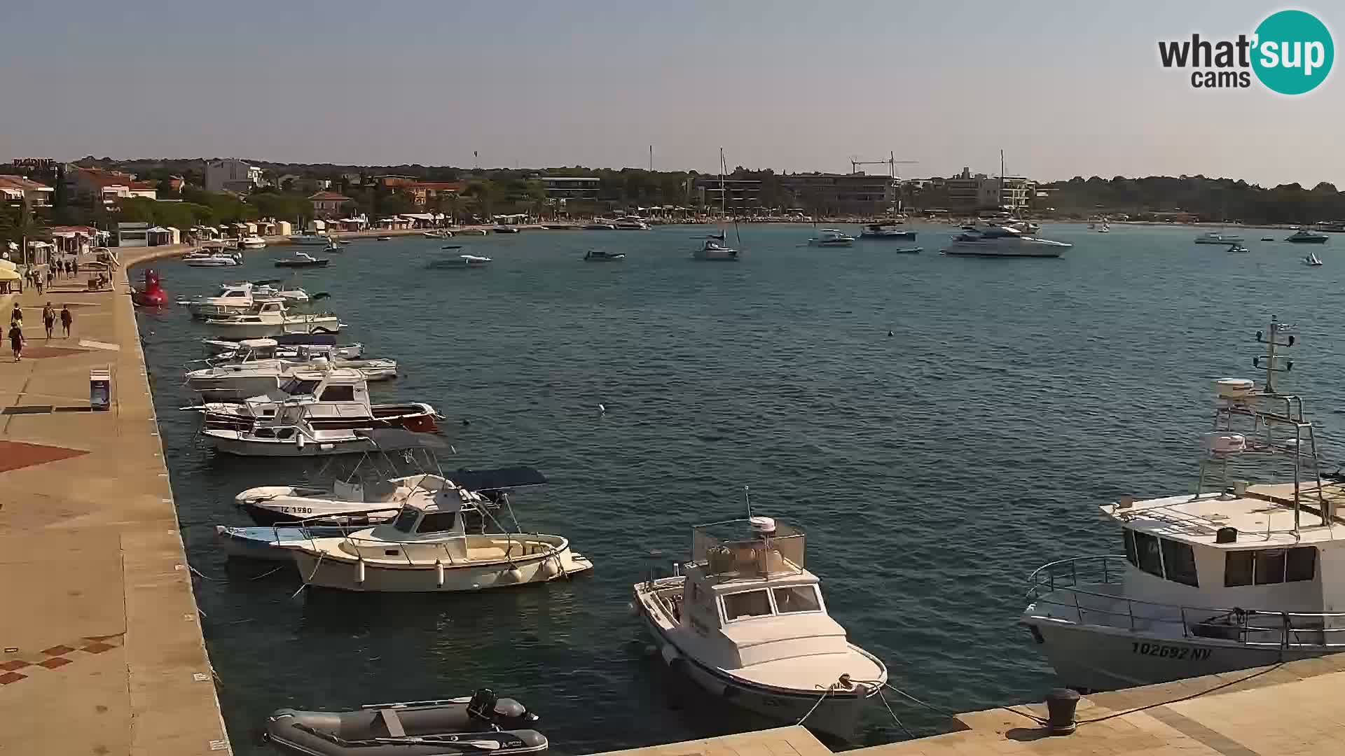 Web kamera Novalja promenada