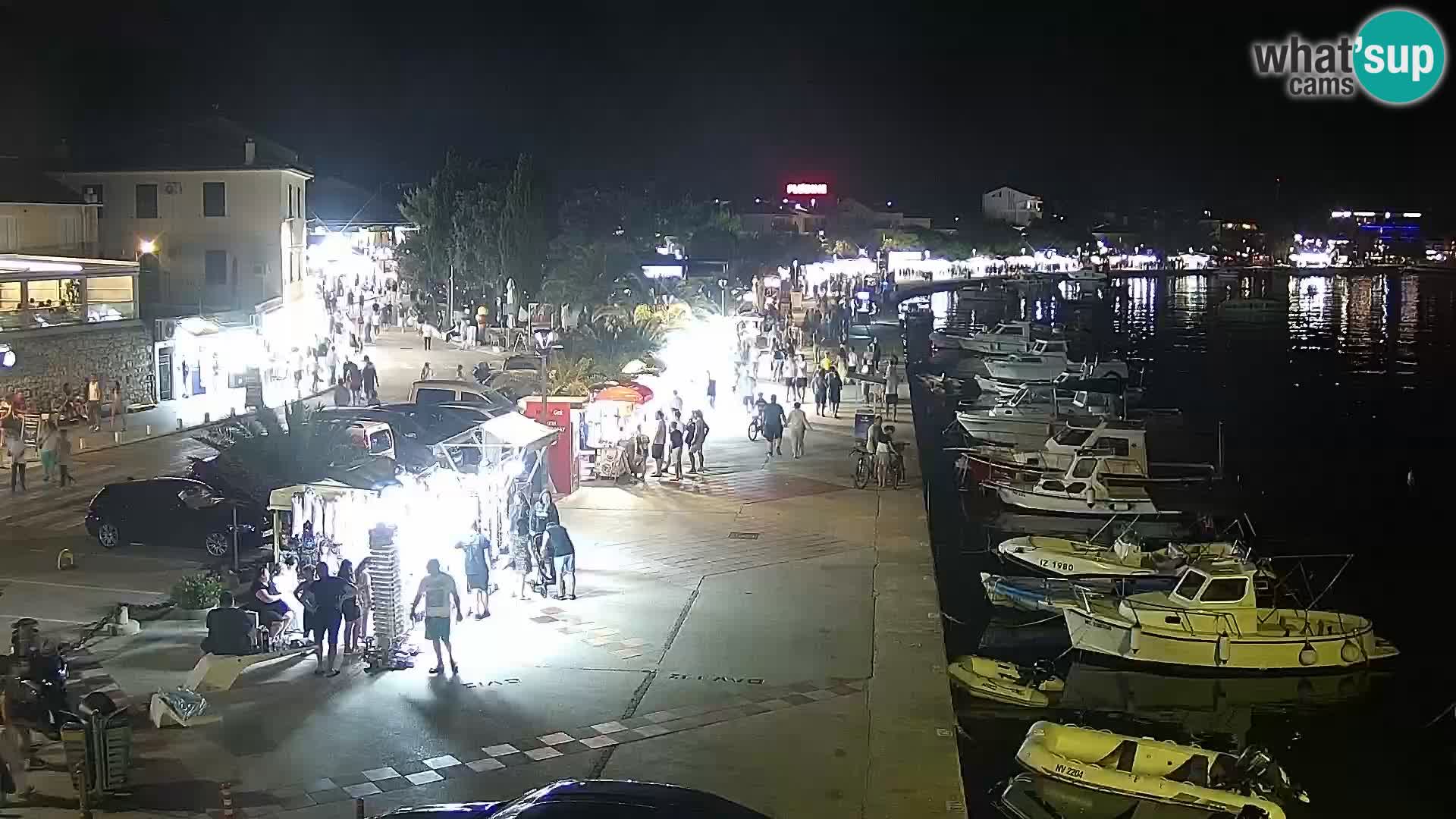 Novalja Livecam promenade