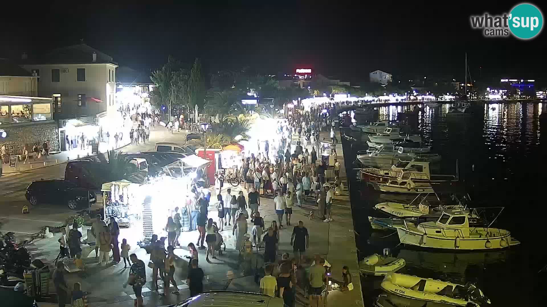 Novalja Livecam promenade