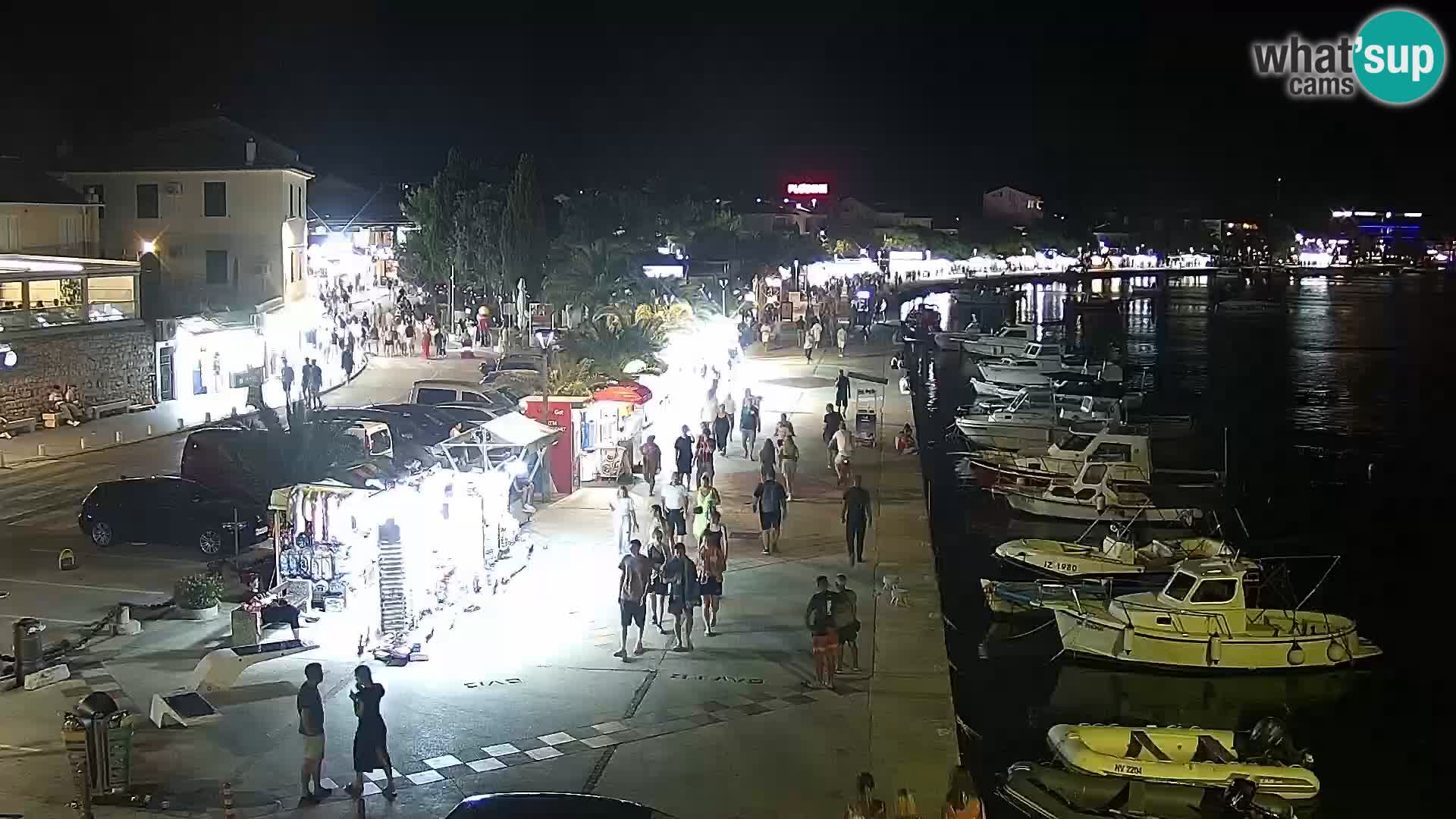 Livecam Promenade a Novalja