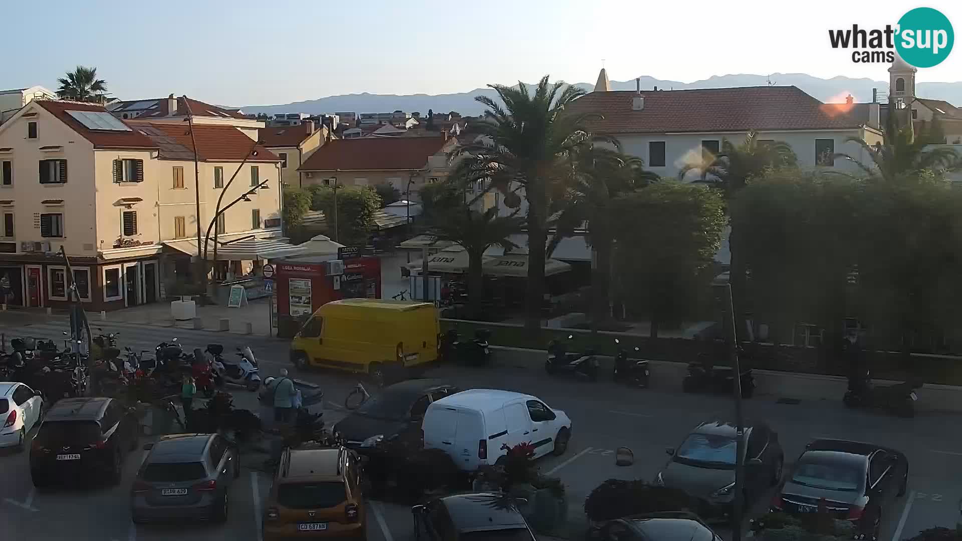 Livecam Promenade a Novalja