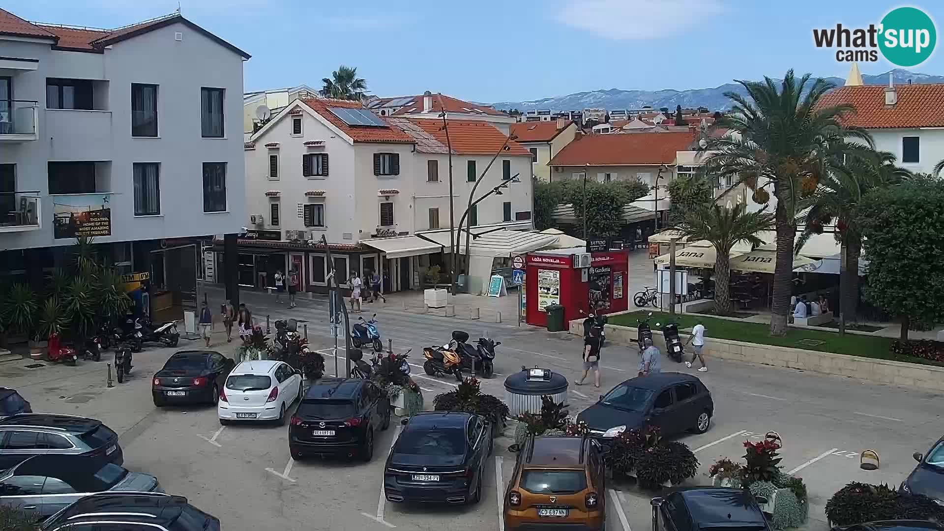 Novalja Livecam promenade